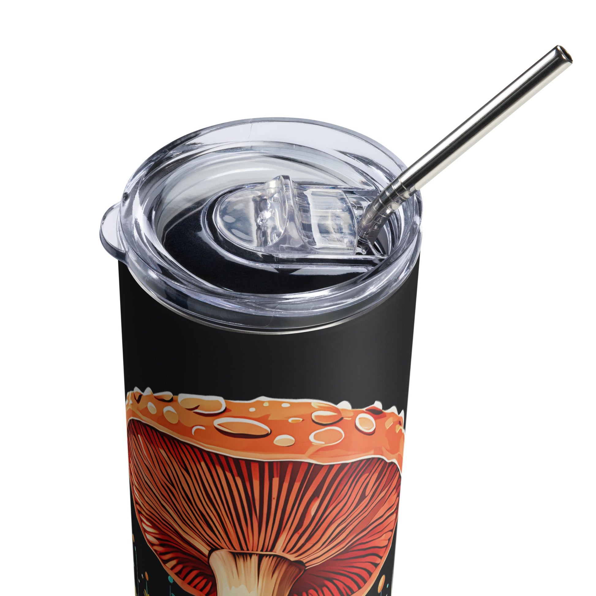 Wild Mushrooms Stainless Steel Tumbler - Steel Tumbler - Discovery Co.