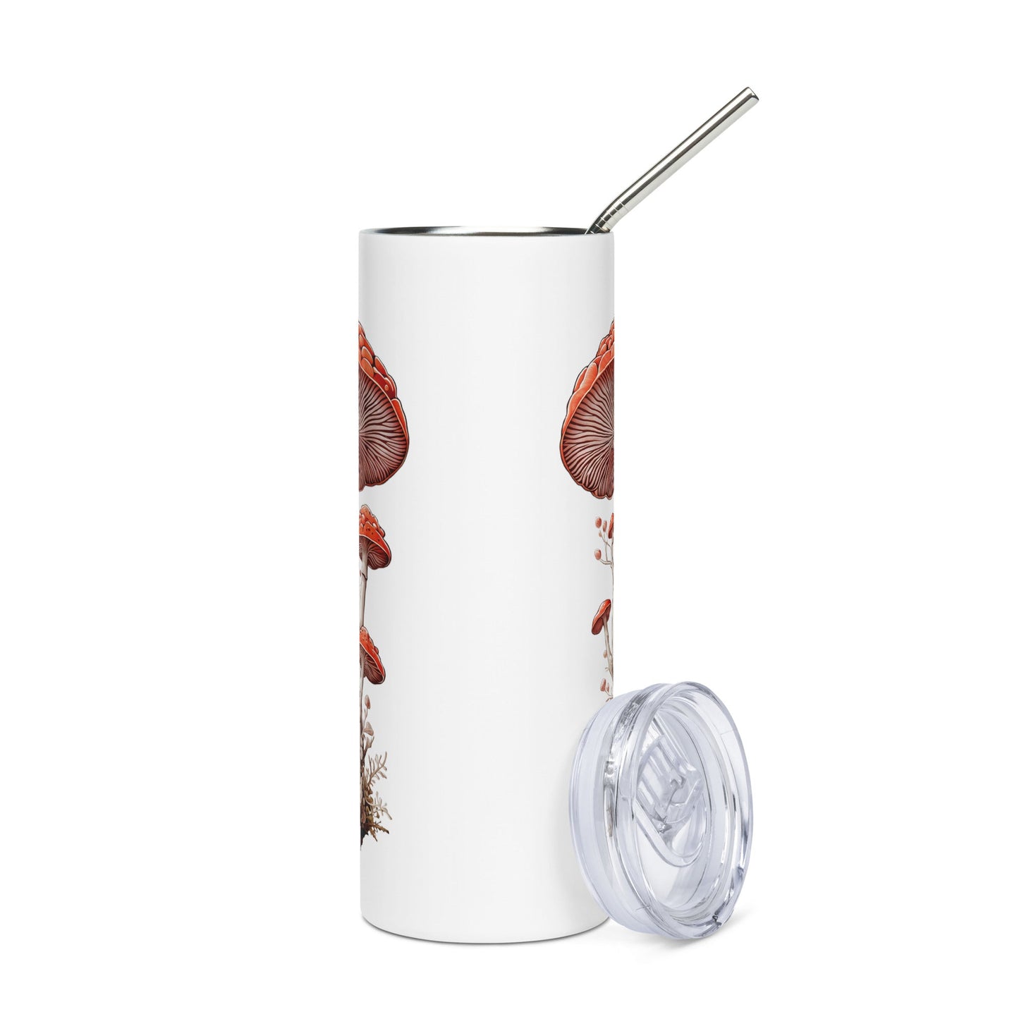 Wild Mushrooms Stainless Steel Tumbler - Steel Tumbler - Discovery Co.