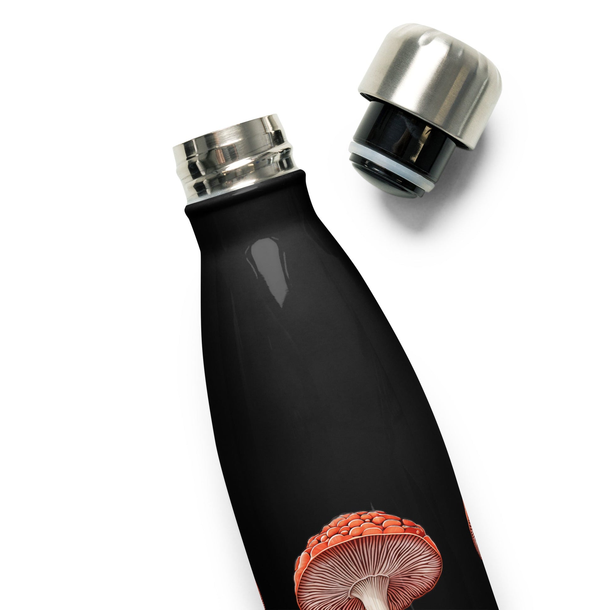 Wild Mushrooms Stainless Steel Water Bottle - Stainless Steel Water Bottle - Discovery Co.