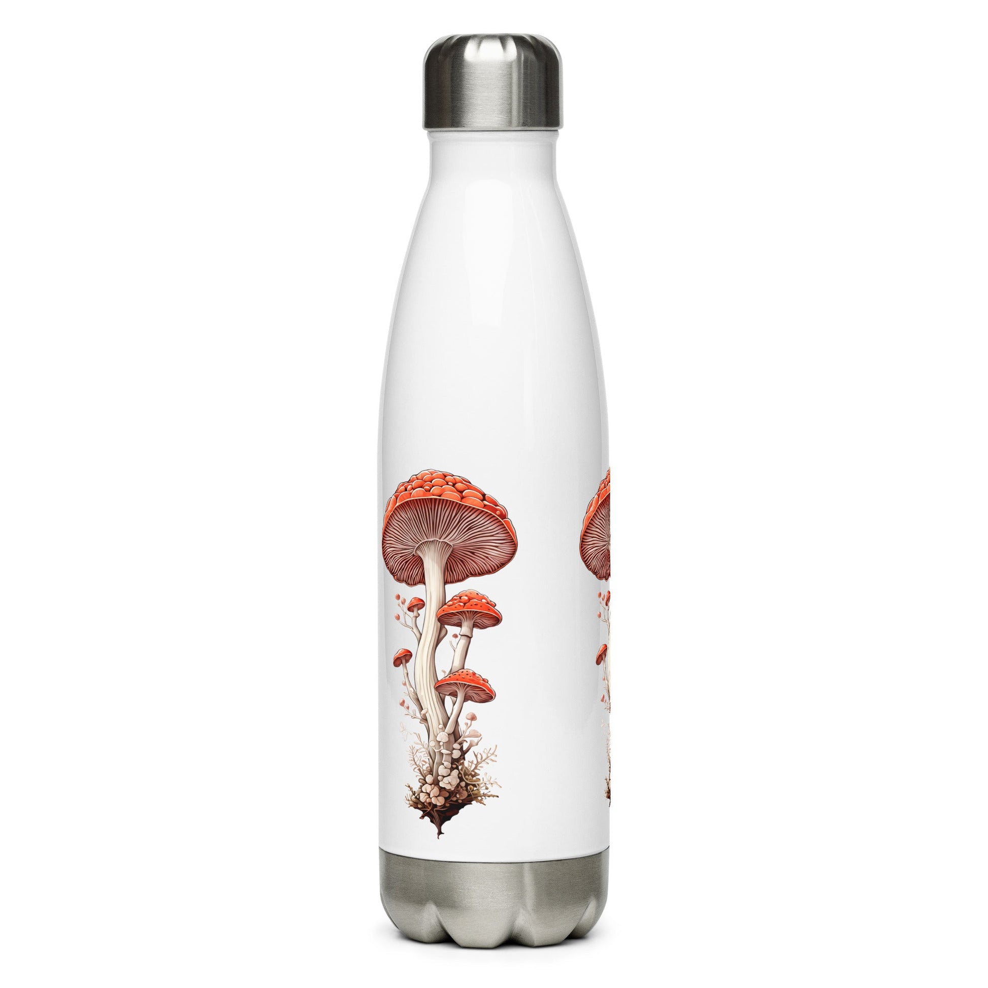 Wild Mushrooms Stainless Steel Water Bottle - Stainless Steel Water Bottle - Discovery Co.