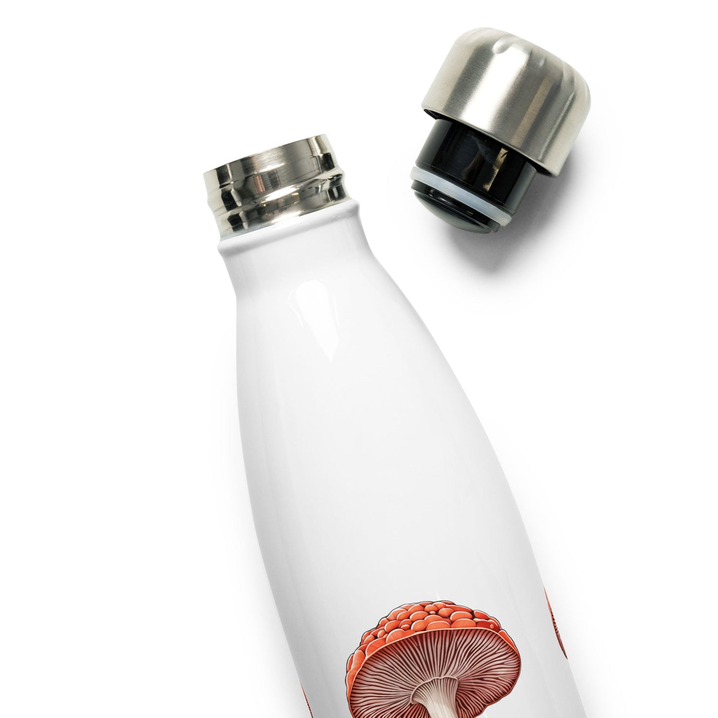 Wild Mushrooms Stainless Steel Water Bottle - Stainless Steel Water Bottle - Discovery Co.