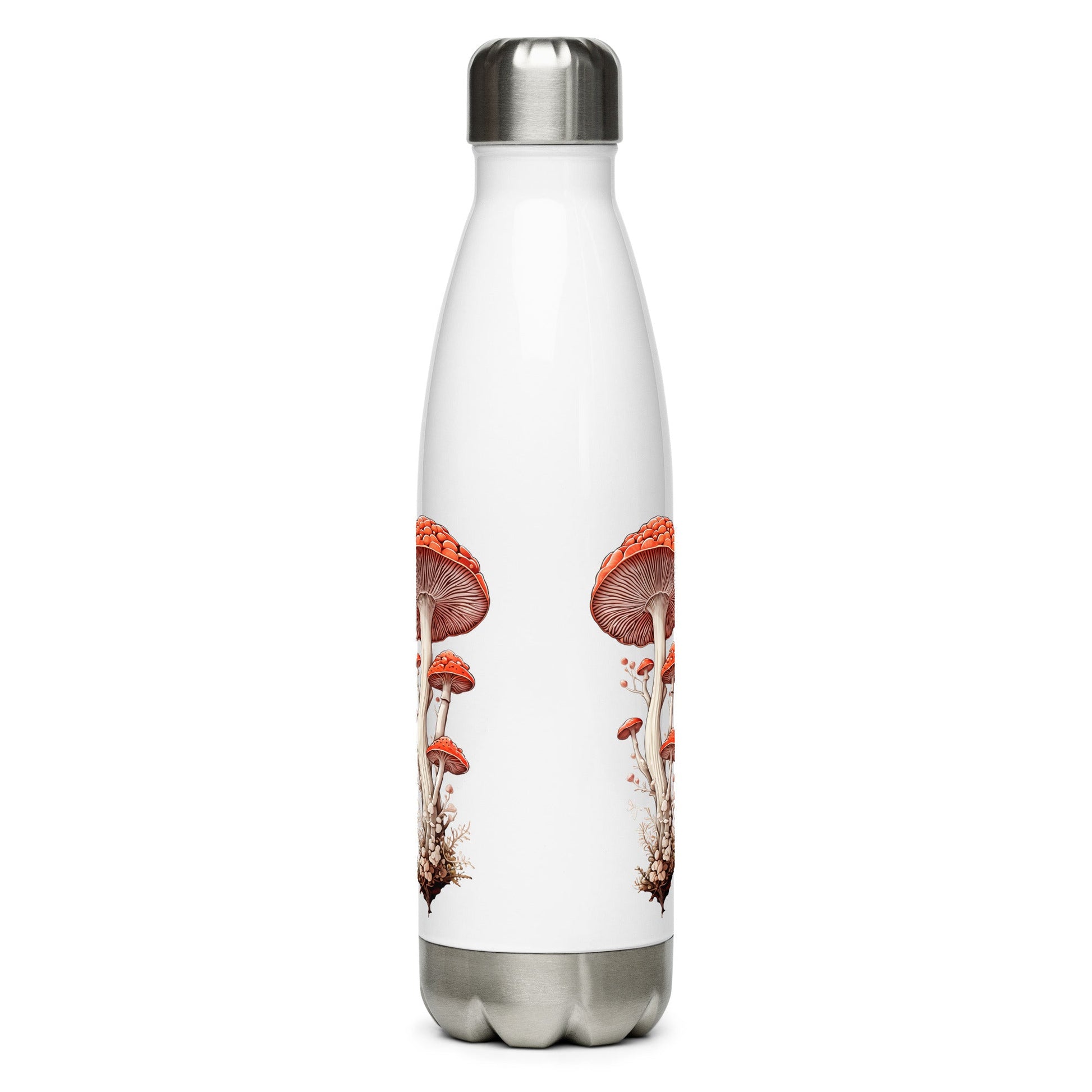 Wild Mushrooms Stainless Steel Water Bottle - Stainless Steel Water Bottle - Discovery Co.