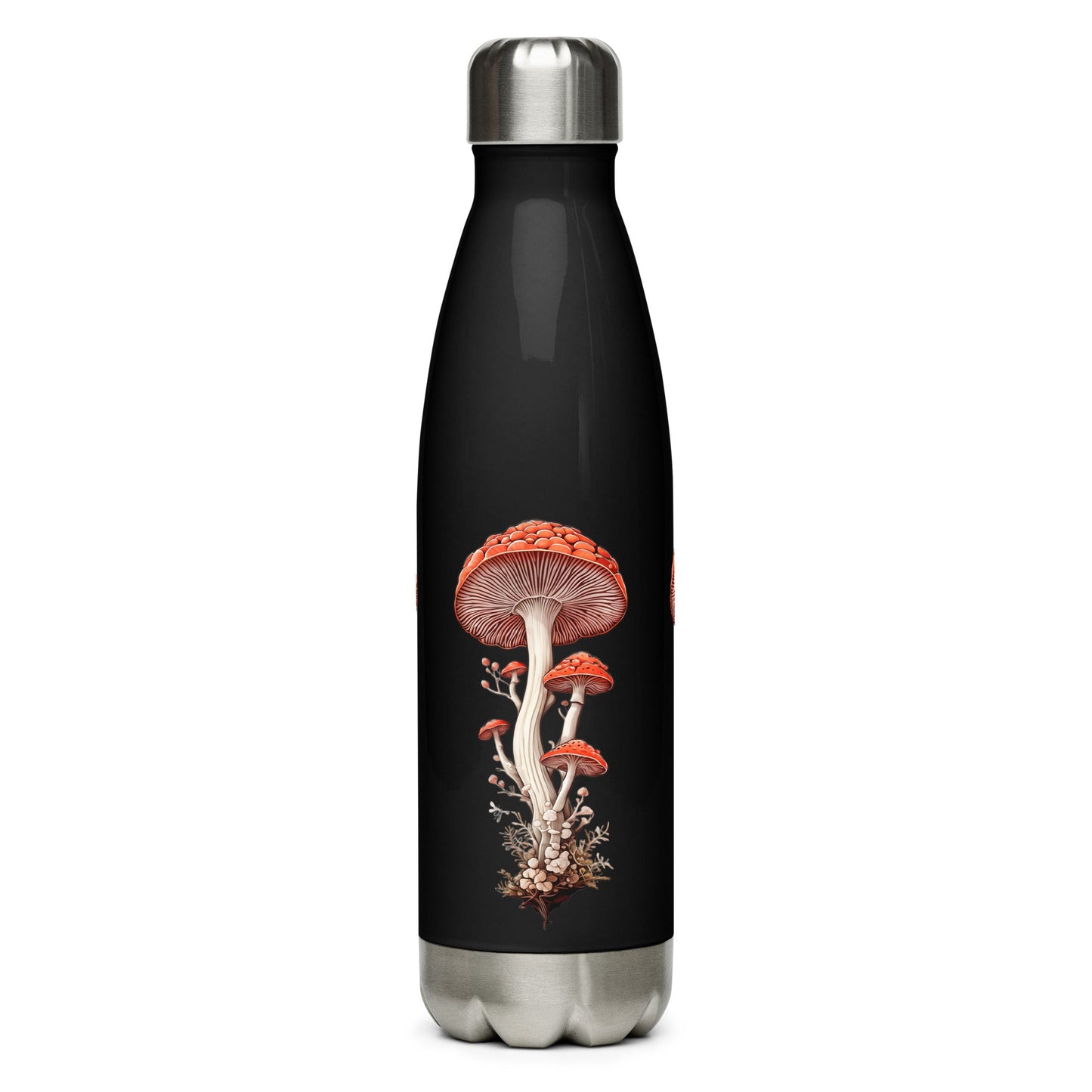 Wild Mushrooms Stainless Steel Water Bottle - Stainless Steel Water Bottle - Discovery Co.