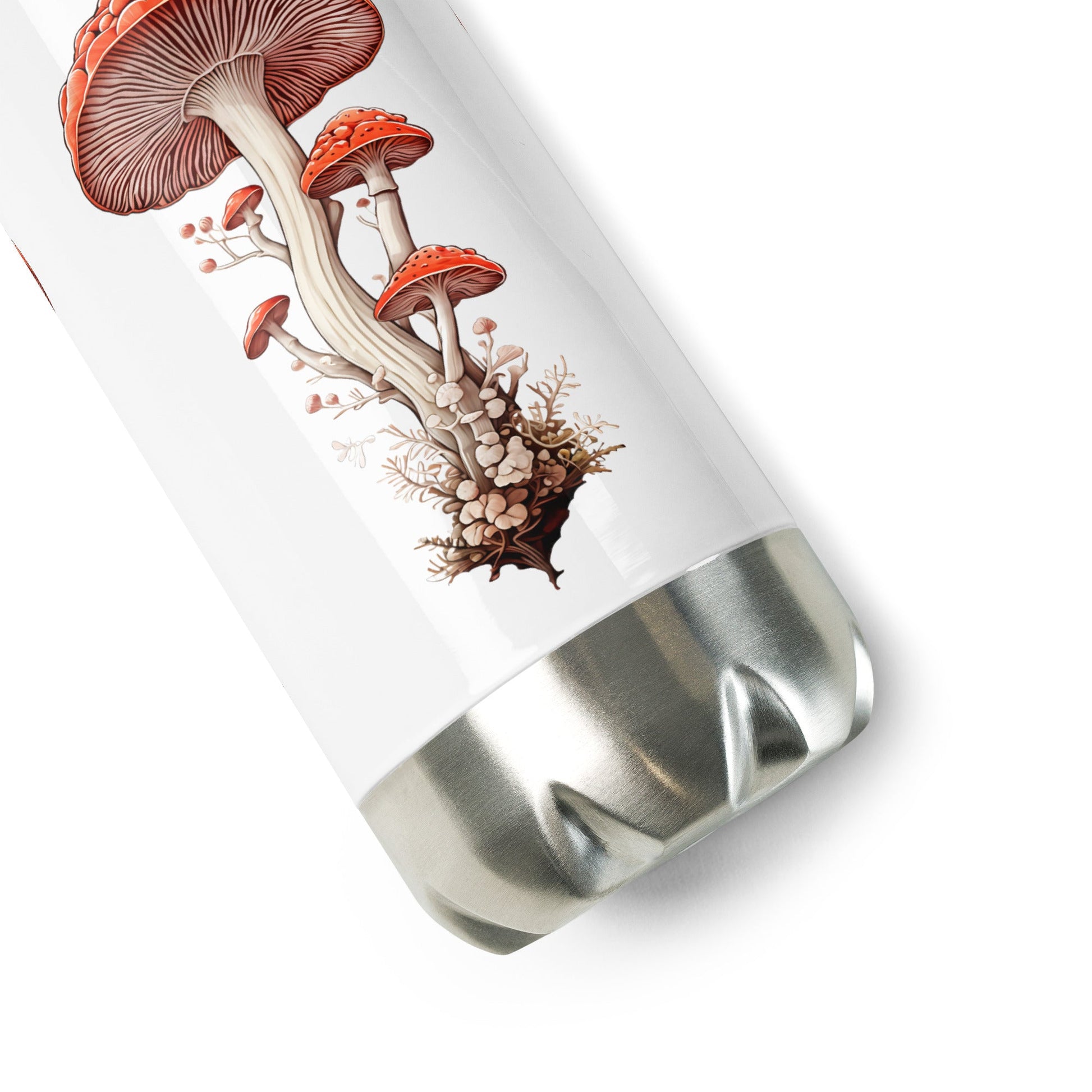 Wild Mushrooms Stainless Steel Water Bottle - Stainless Steel Water Bottle - Discovery Co.