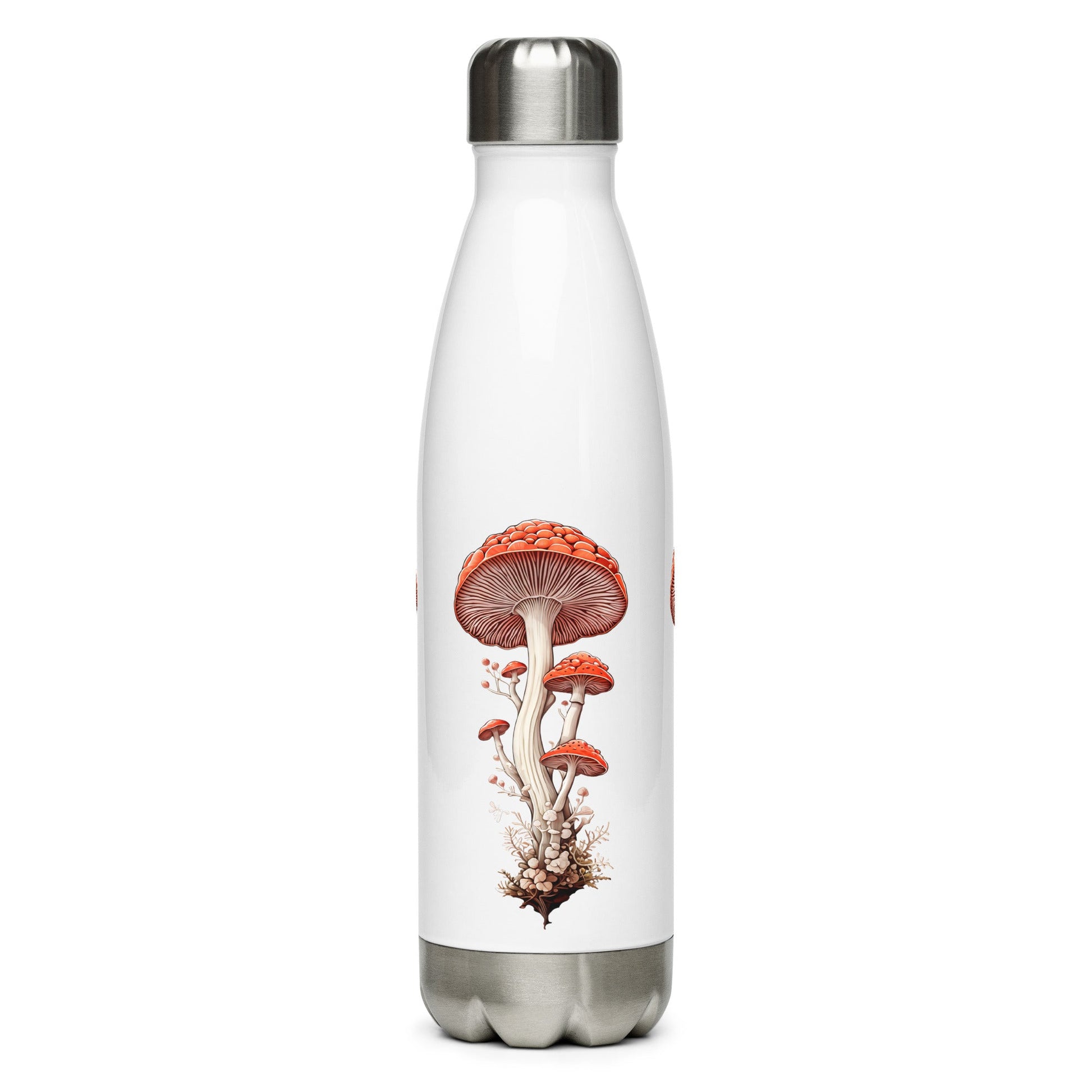 Wild Mushrooms Stainless Steel Water Bottle - Stainless Steel Water Bottle - Discovery Co.