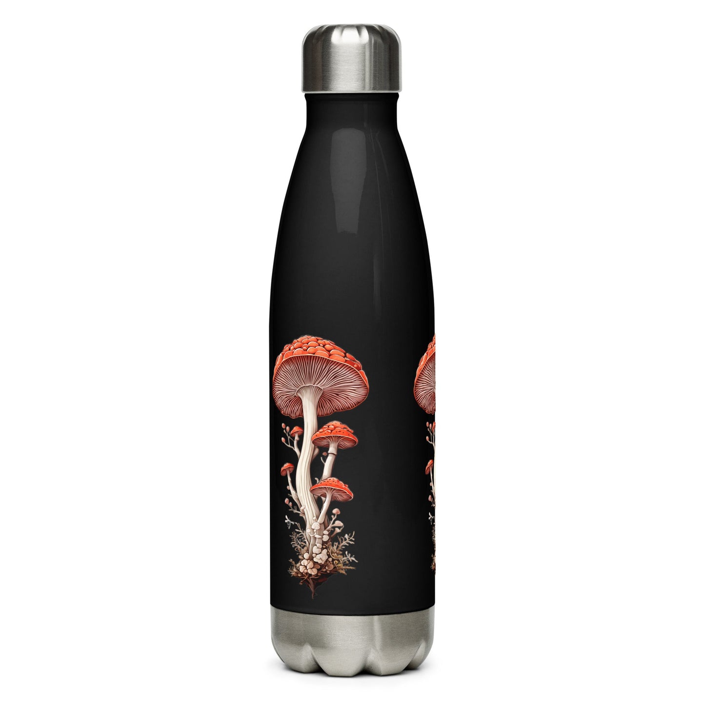 Wild Mushrooms Stainless Steel Water Bottle - Stainless Steel Water Bottle - Discovery Co.