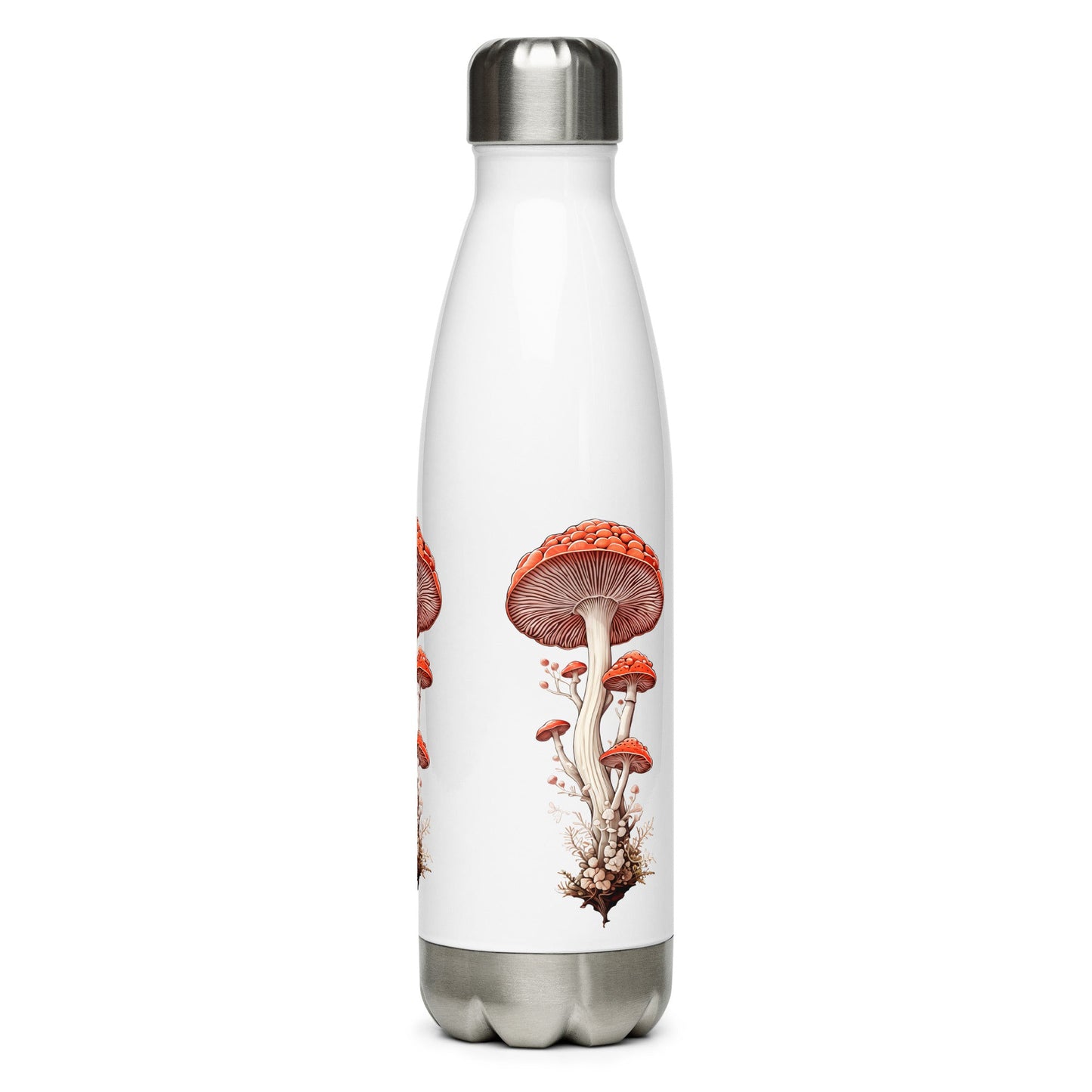 Wild Mushrooms Stainless Steel Water Bottle - Stainless Steel Water Bottle - Discovery Co.