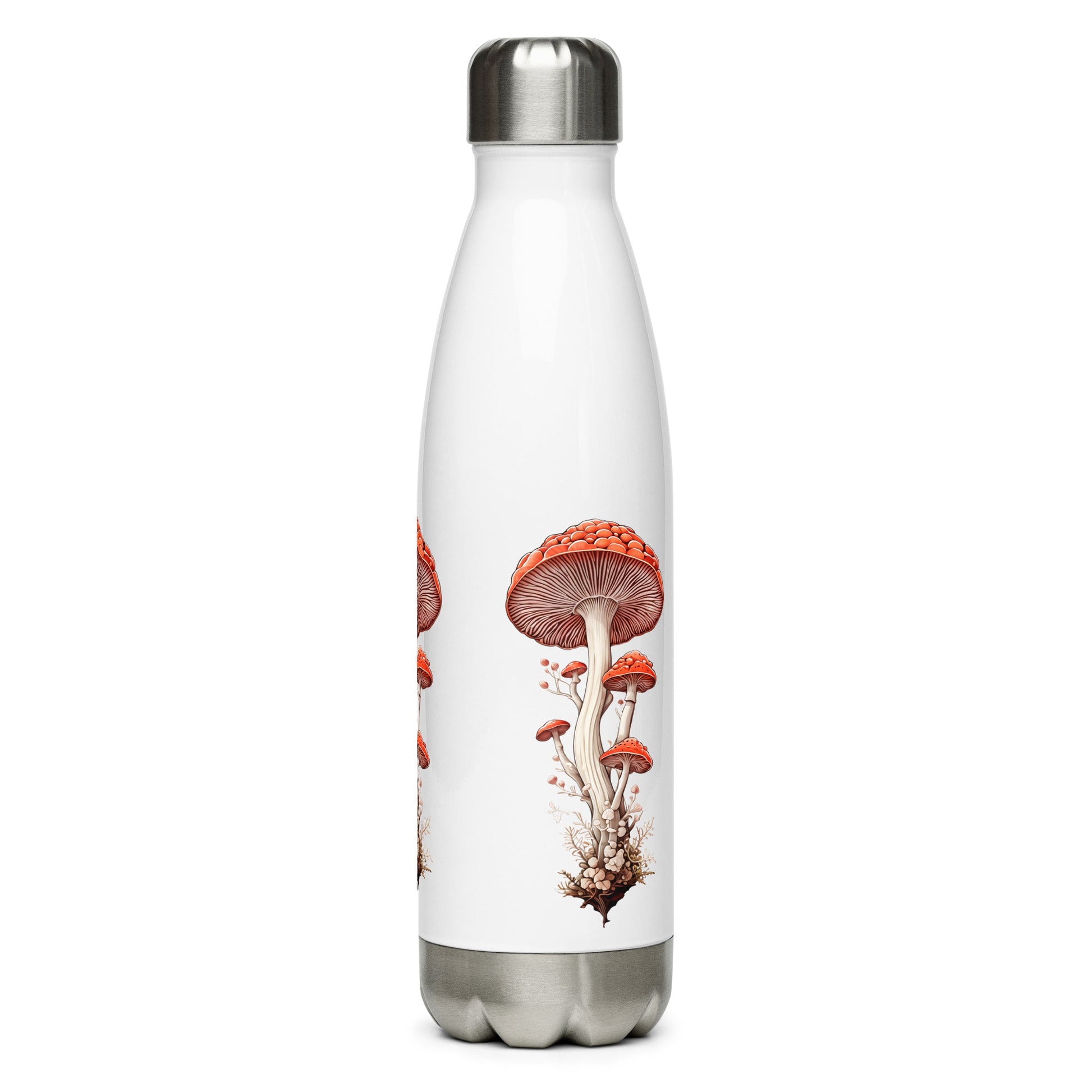 Wild Mushrooms Stainless Steel Water Bottle - Stainless Steel Water Bottle - Discovery Co.