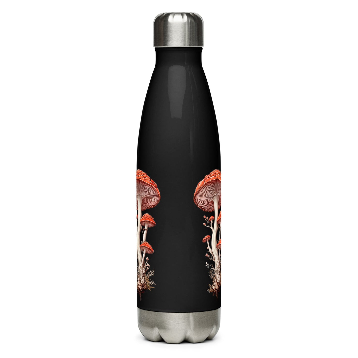 Wild Mushrooms Stainless Steel Water Bottle - Stainless Steel Water Bottle - Discovery Co.