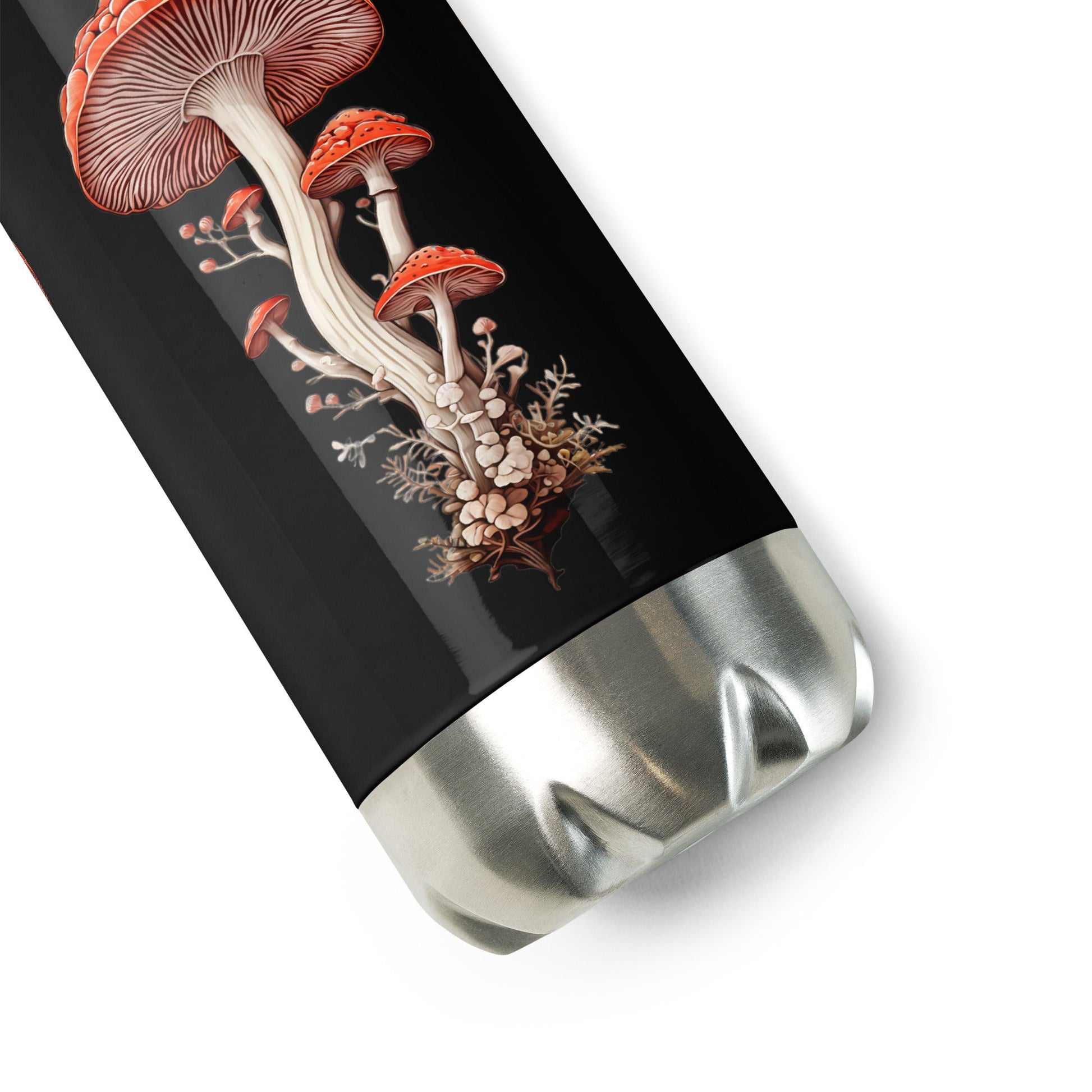 Wild Mushrooms Stainless Steel Water Bottle - Stainless Steel Water Bottle - Discovery Co.