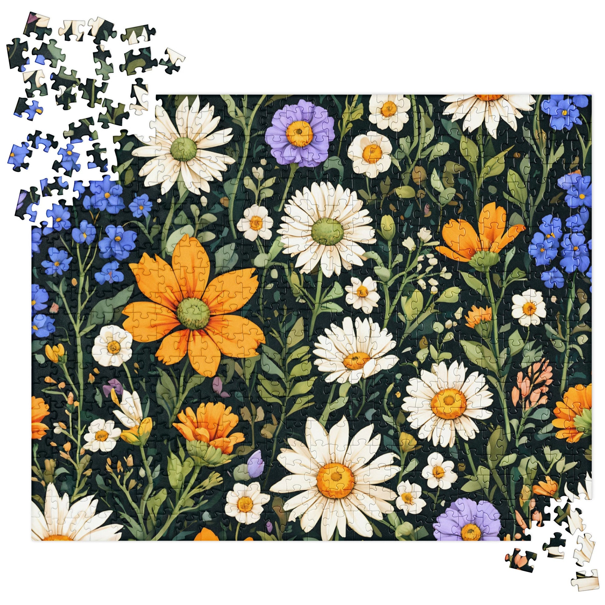 Wildflower Mix Jigsaw Puzzle - Puzzle - Discovery Co.