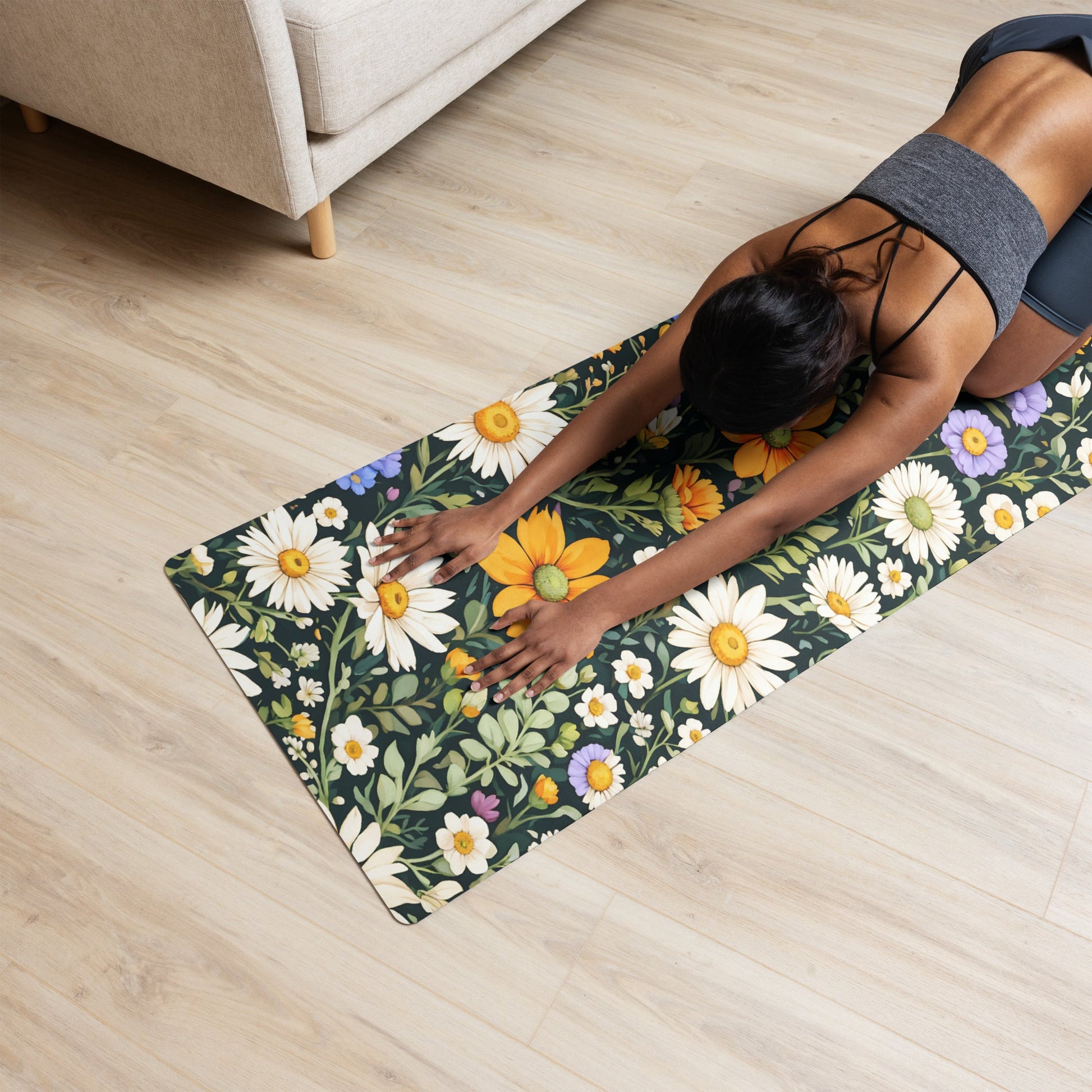 Wildflower Mix Yoga Mat - Yoga Mat - Discovery Co.