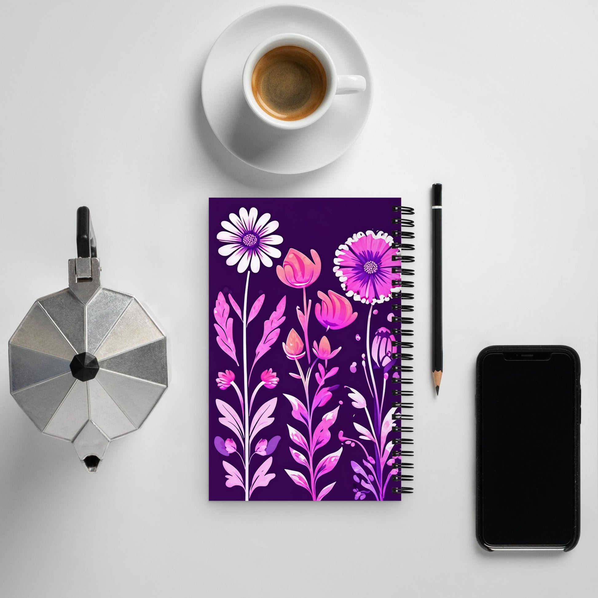 Wildflowers Spiral Notebook - Spiral Notebooks - Discovery Co.