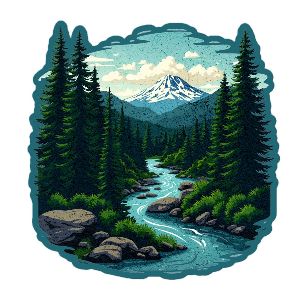Winding River Bubble - Free Stickers - Stickers - Discovery Co.