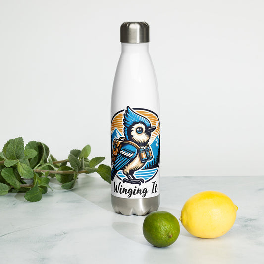 Winging It Stainless Steel Water Bottle - Stainless Steel Water Bottle - Discovery Co.