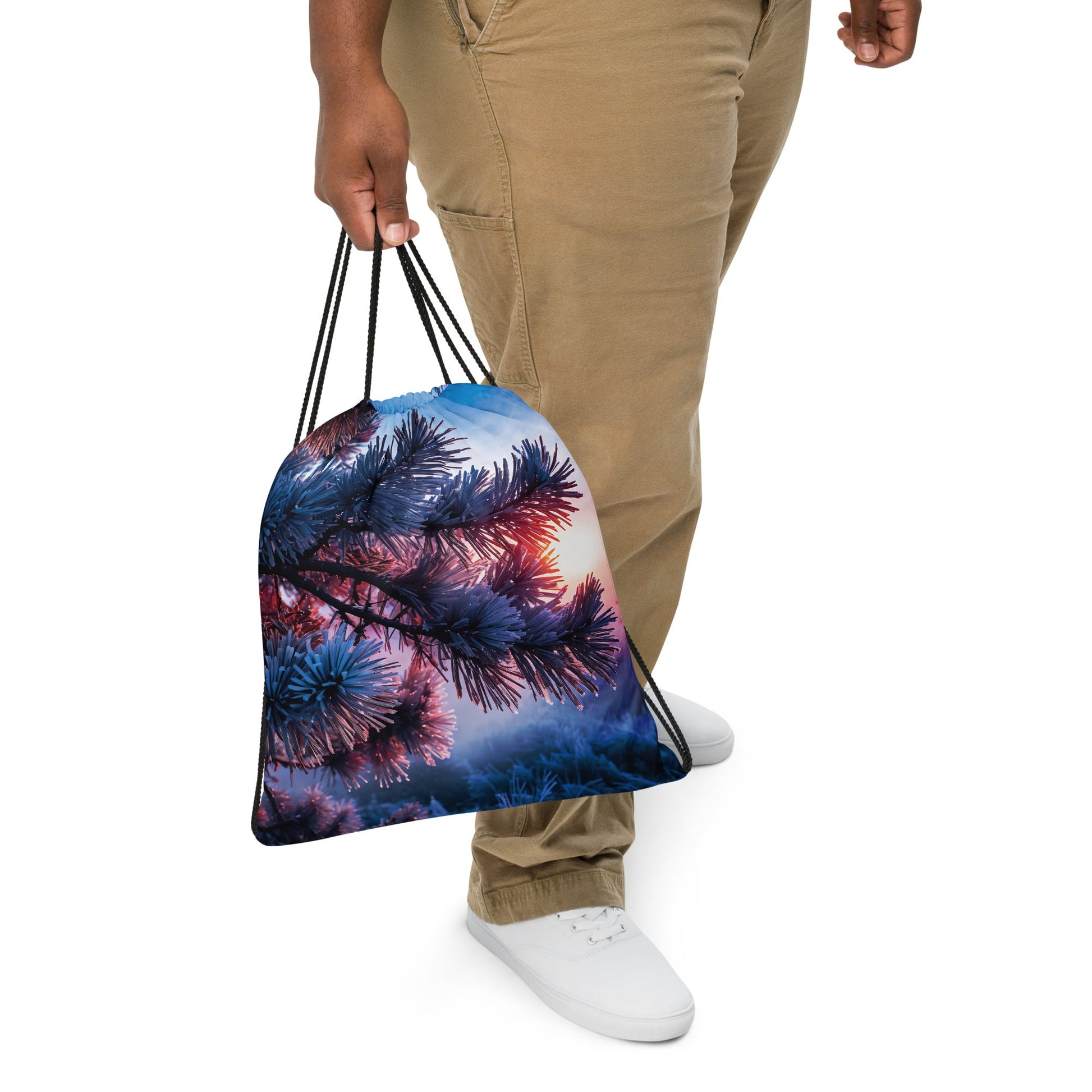Winter Frost Drawstring Bag - Drawstring Bag - Discovery Co.