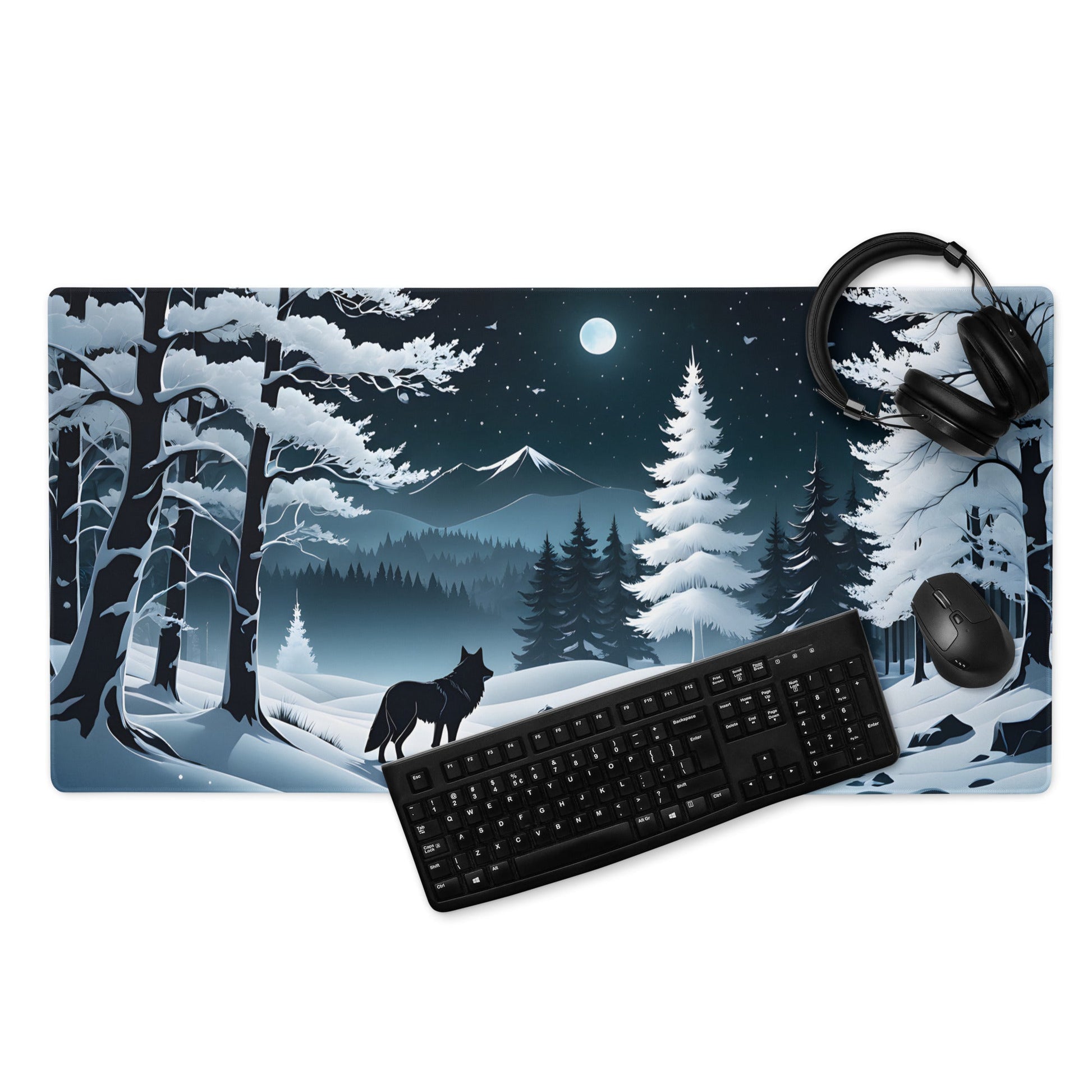 Winter Wolf Gaming Mouse Pad - Mouse Pads - Discovery Co.