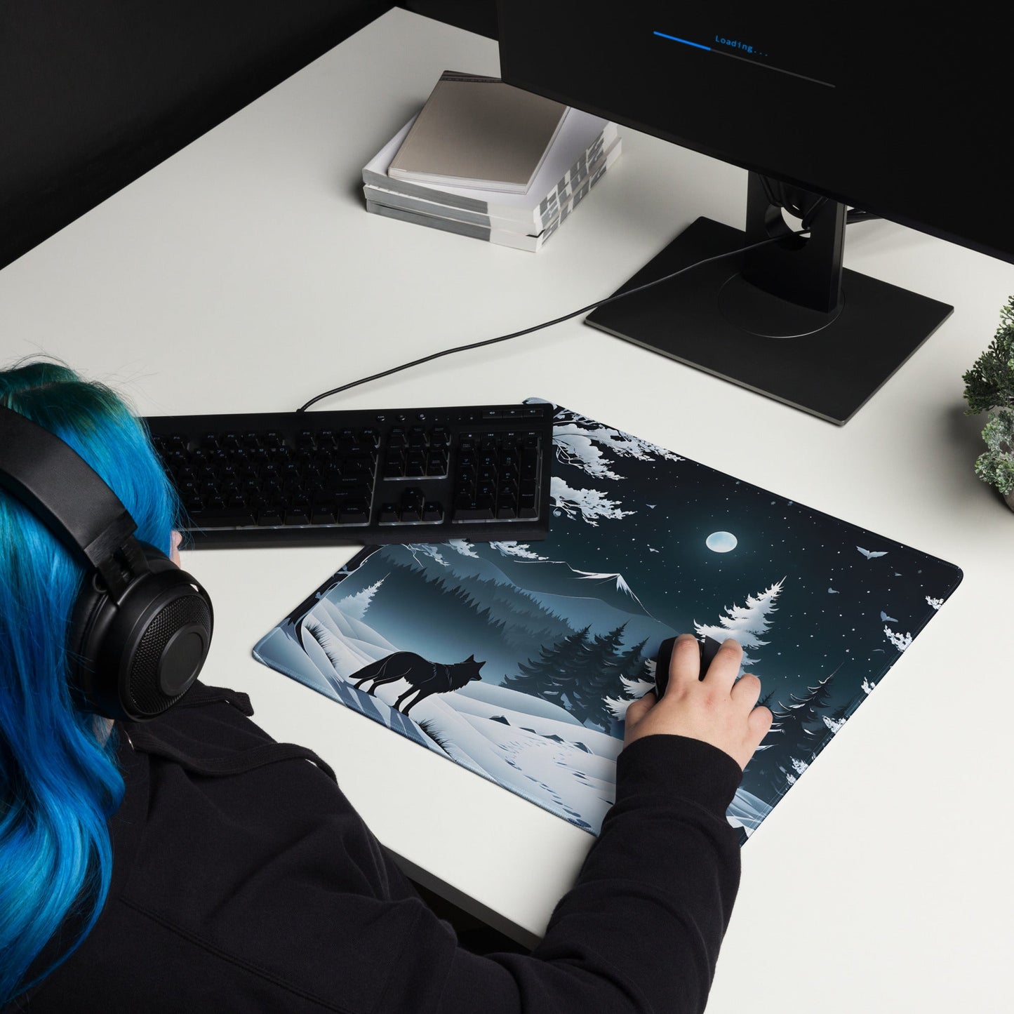 Winter Wolf Gaming Mouse Pad - Mouse Pads - Discovery Co.