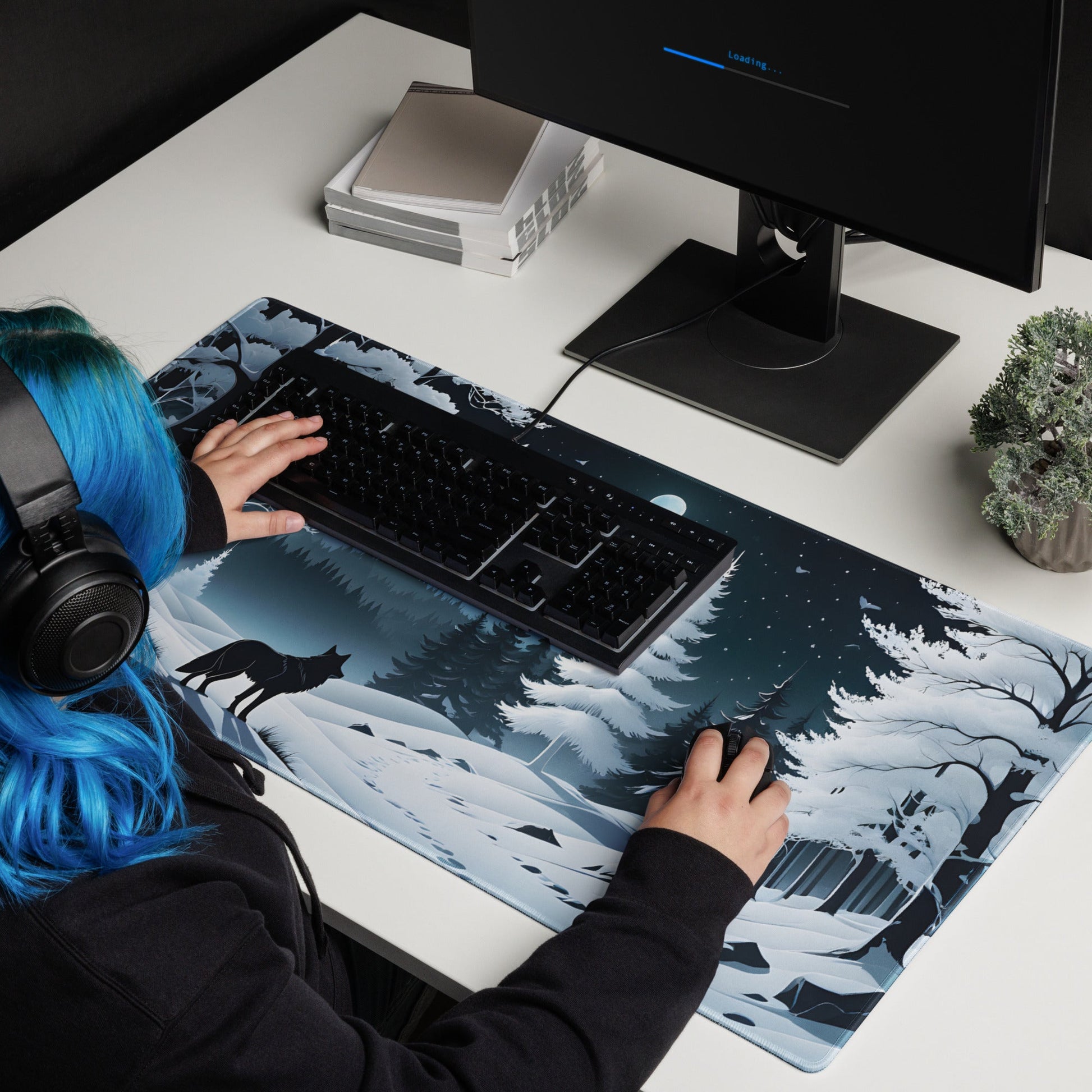 Winter Wolf Gaming Mouse Pad - Mouse Pads - Discovery Co.