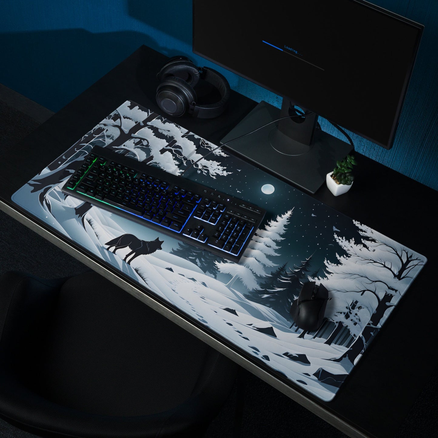 Winter Wolf Gaming Mouse Pad - Mouse Pads - Discovery Co.