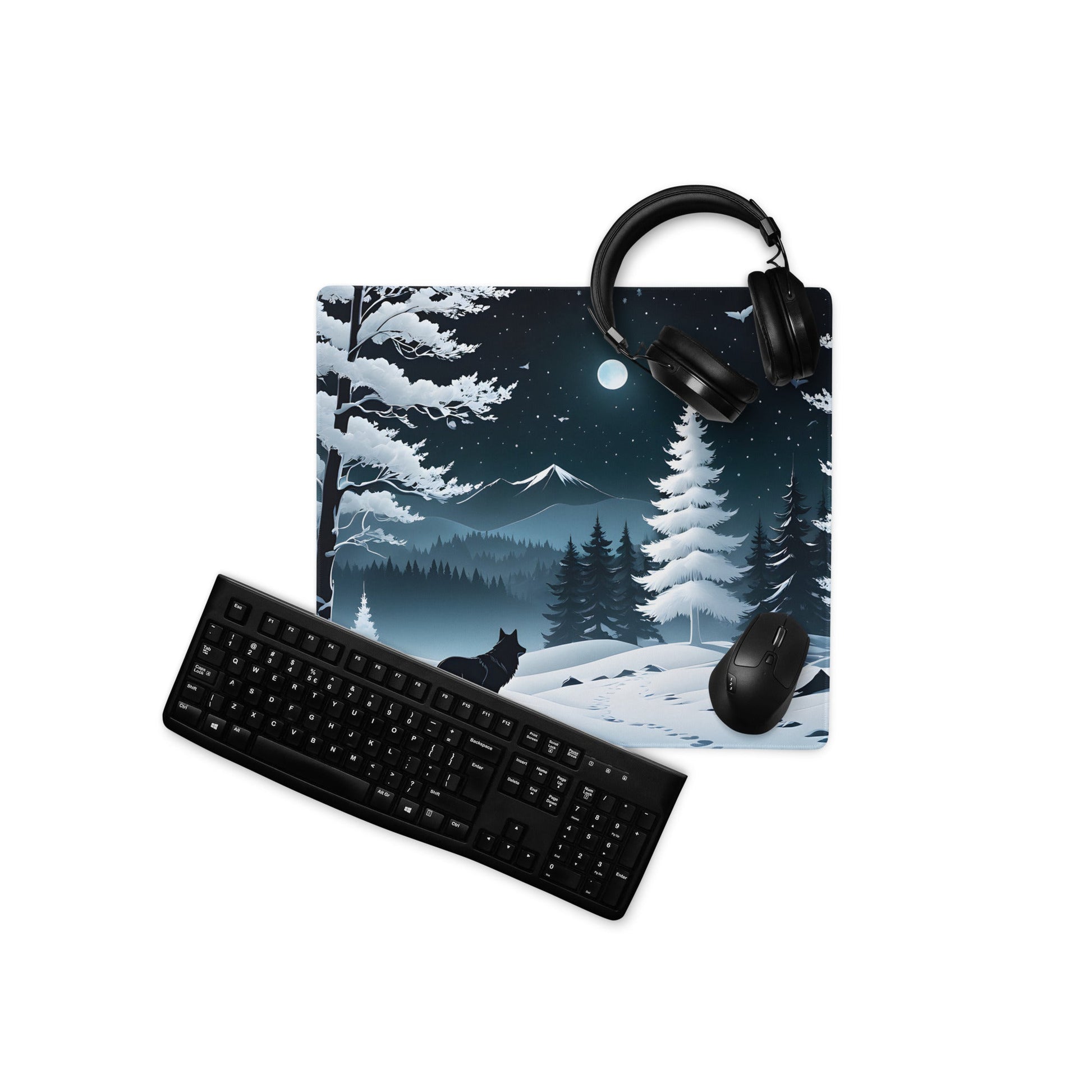 Winter Wolf Gaming Mouse Pad - Mouse Pads - Discovery Co.