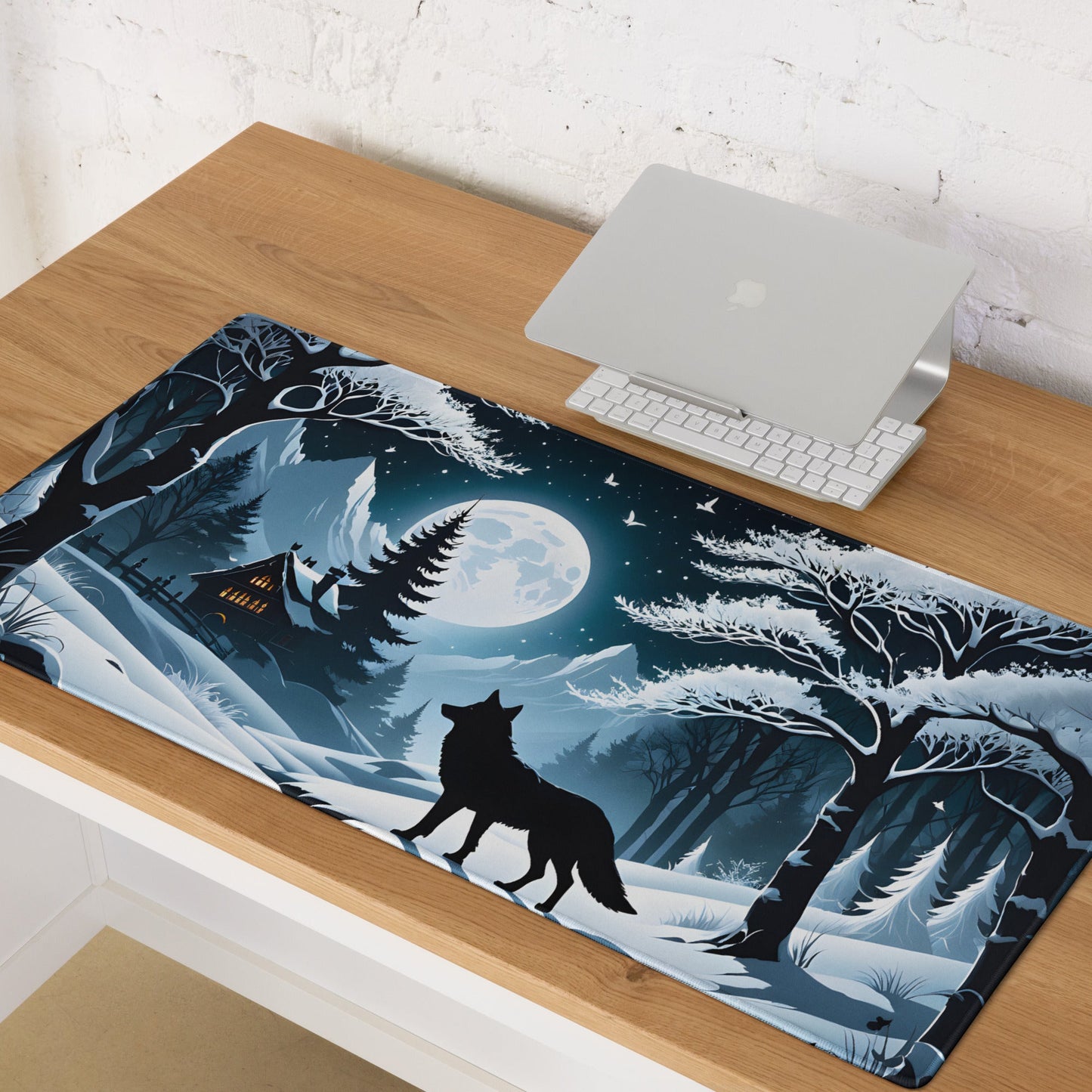 Winter Wolf II Gaming Mouse Pad - Mouse Pads - Discovery Co.