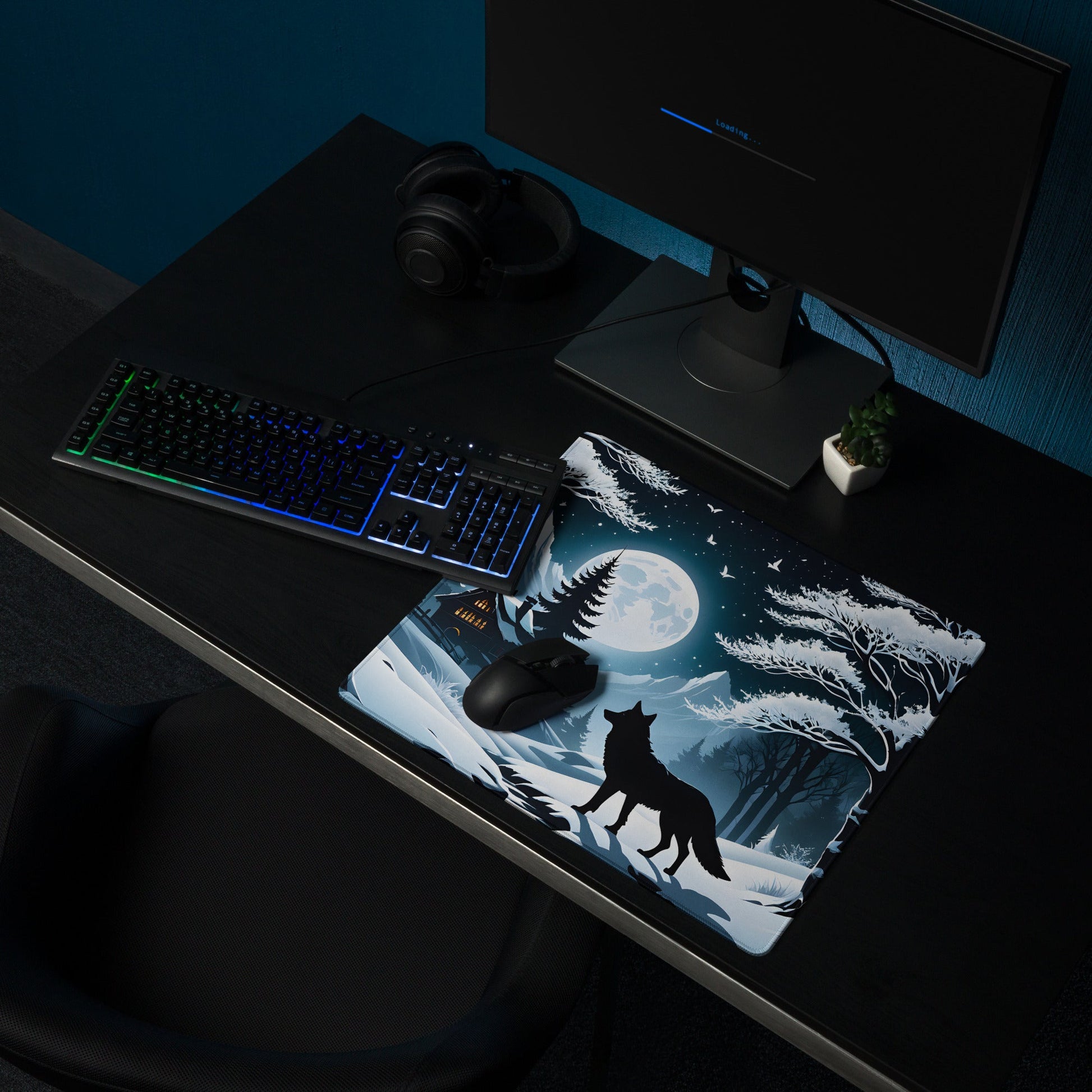 Winter Wolf II Gaming Mouse Pad - Mouse Pads - Discovery Co.