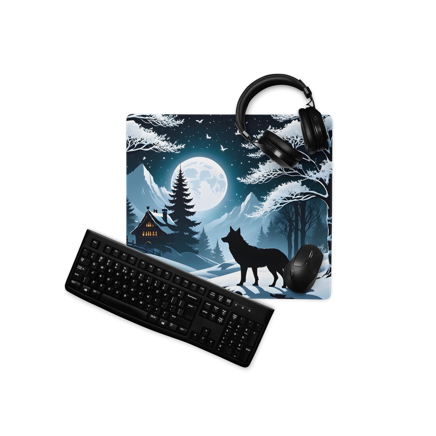 Winter Wolf II Gaming Mouse Pad - Mouse Pads - Discovery Co.