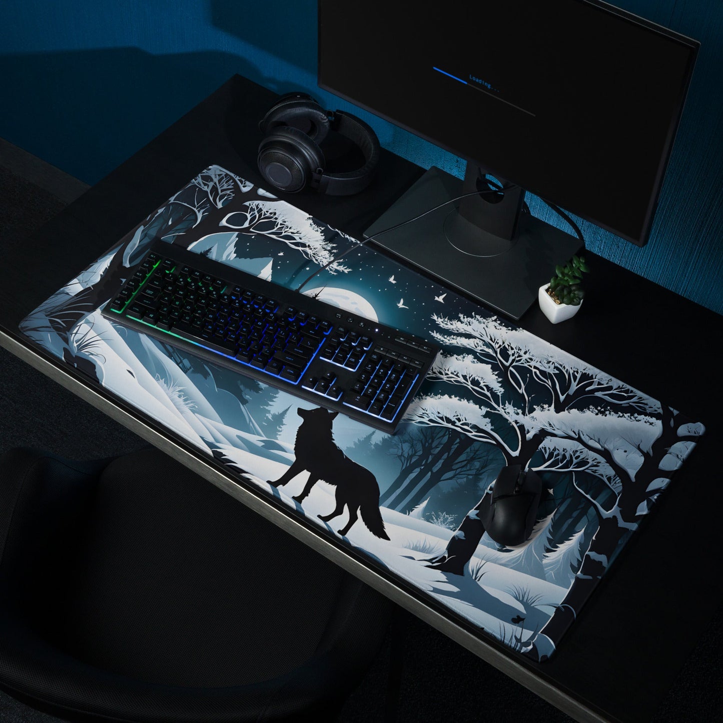 Winter Wolf II Gaming Mouse Pad - Mouse Pads - Discovery Co.