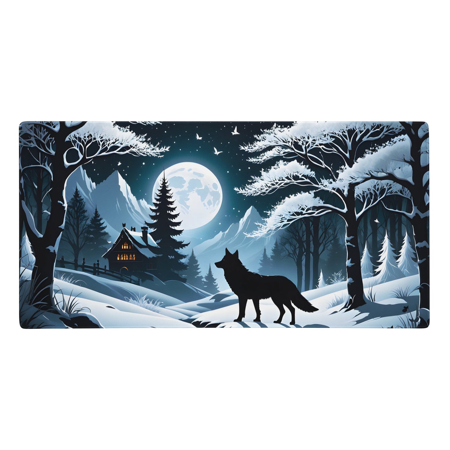 Winter Wolf II Gaming Mouse Pad - Mouse Pads - Discovery Co.