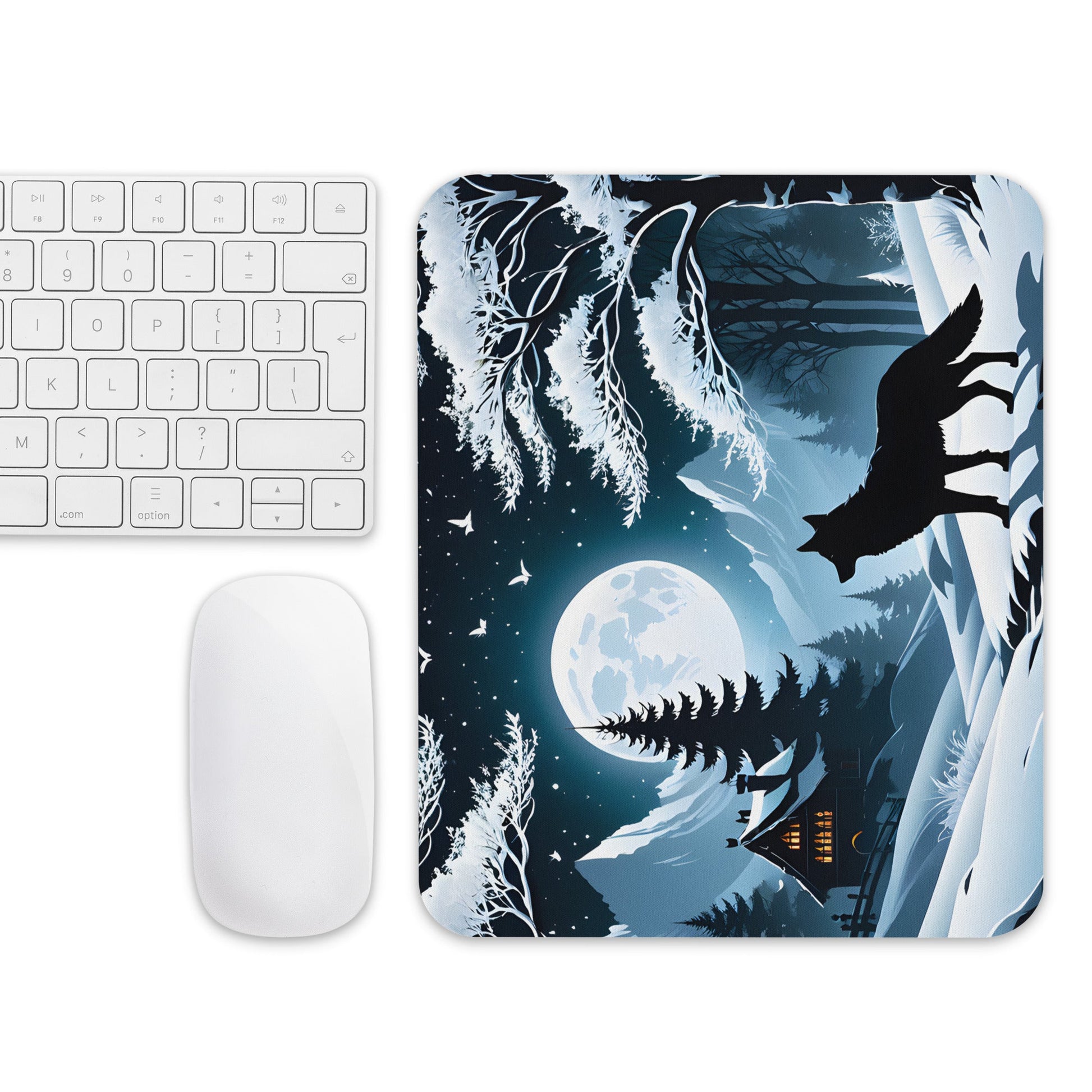 Winter Wolf II Mouse Pad - Mouse Pads - Discovery Co.