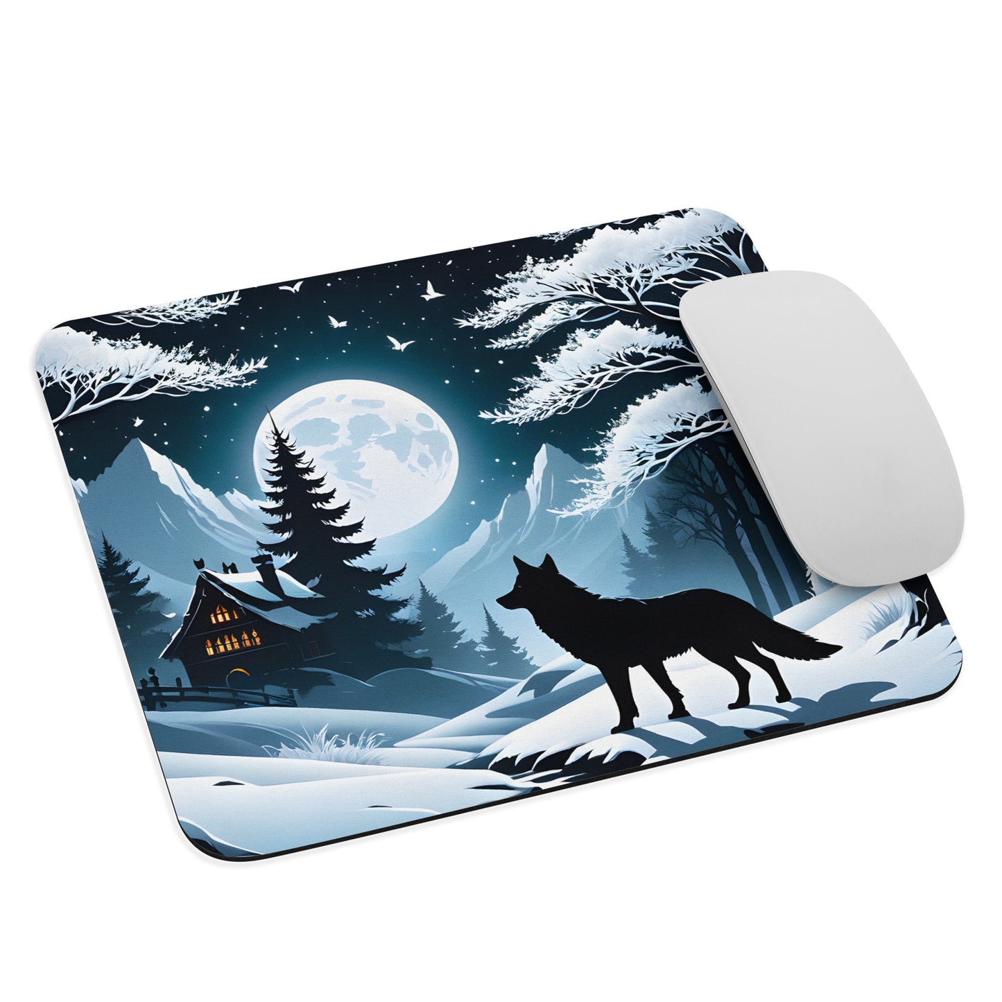 Winter Wolf II Mouse Pad - Mouse Pads - Discovery Co.