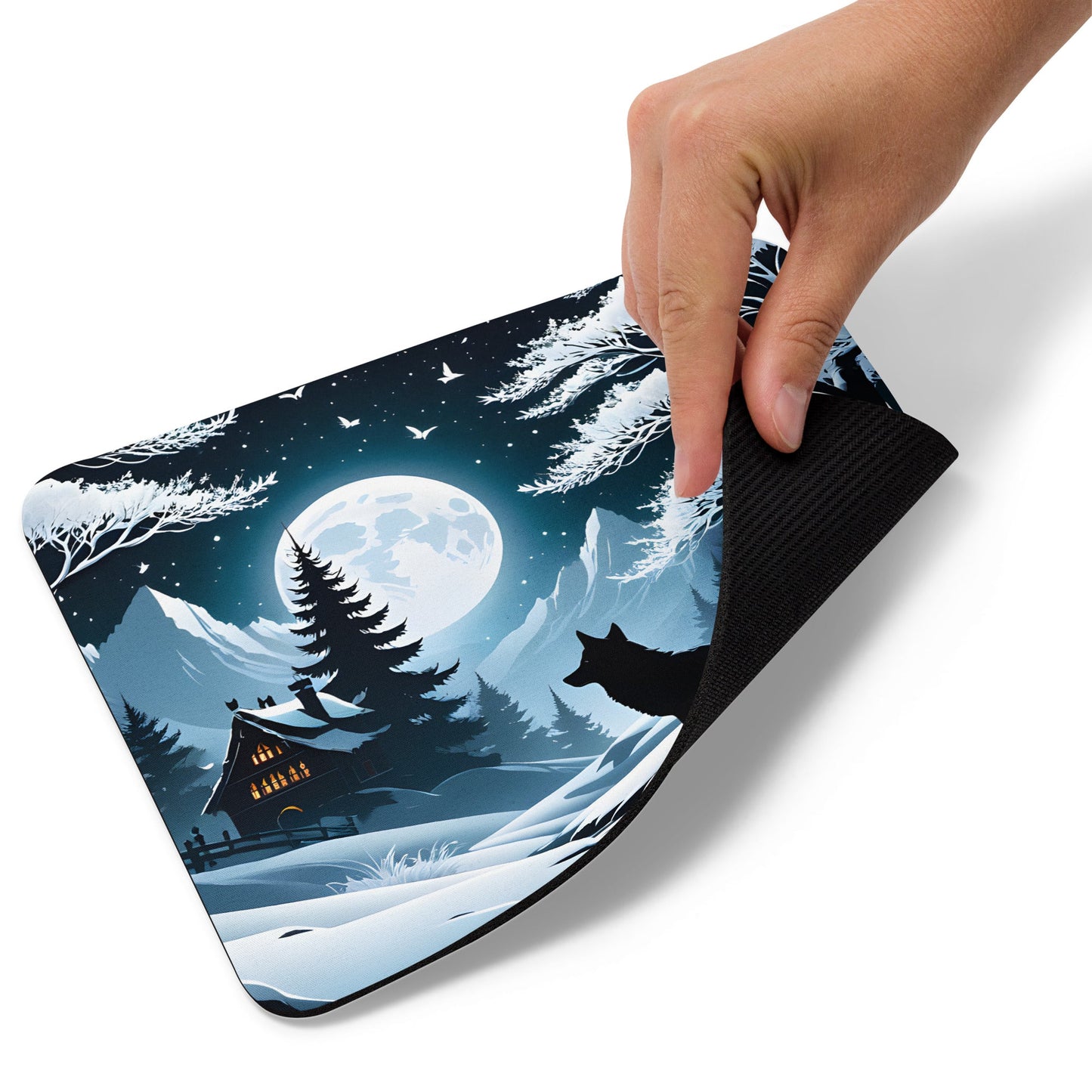 Winter Wolf II Mouse Pad - Mouse Pads - Discovery Co.