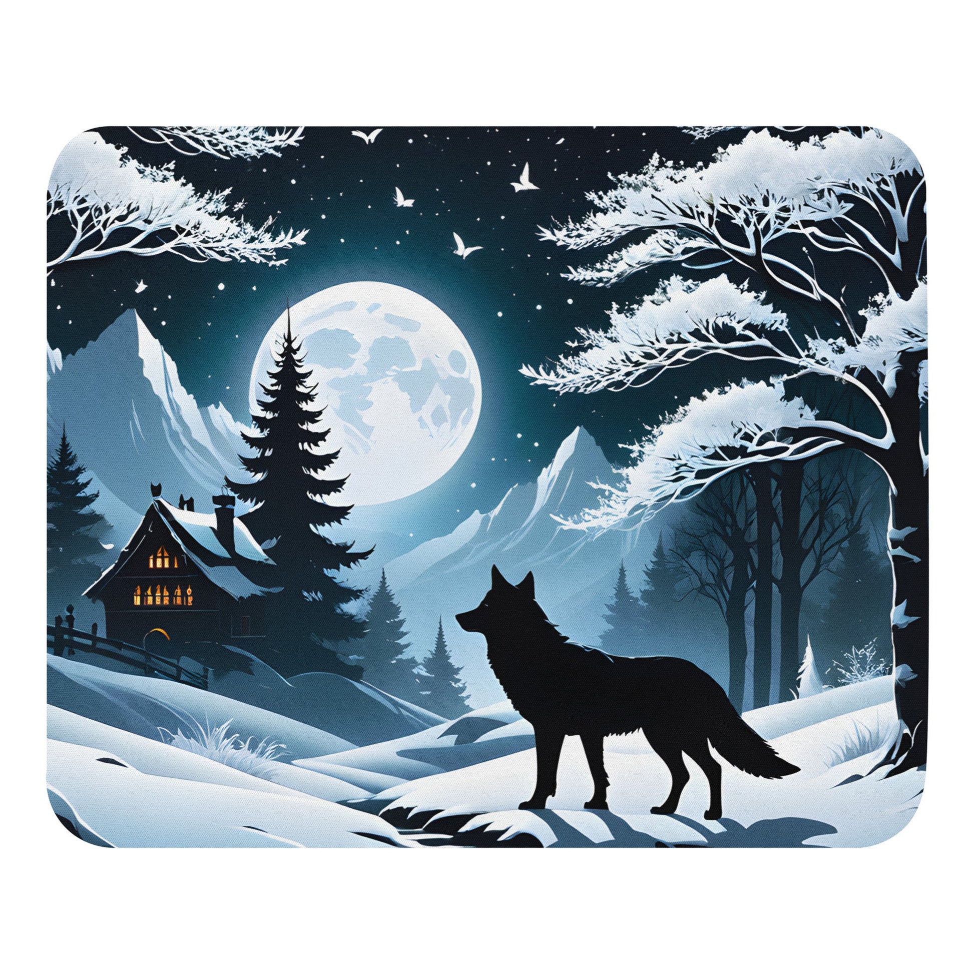 Winter Wolf II Mouse Pad - Mouse Pads - Discovery Co.