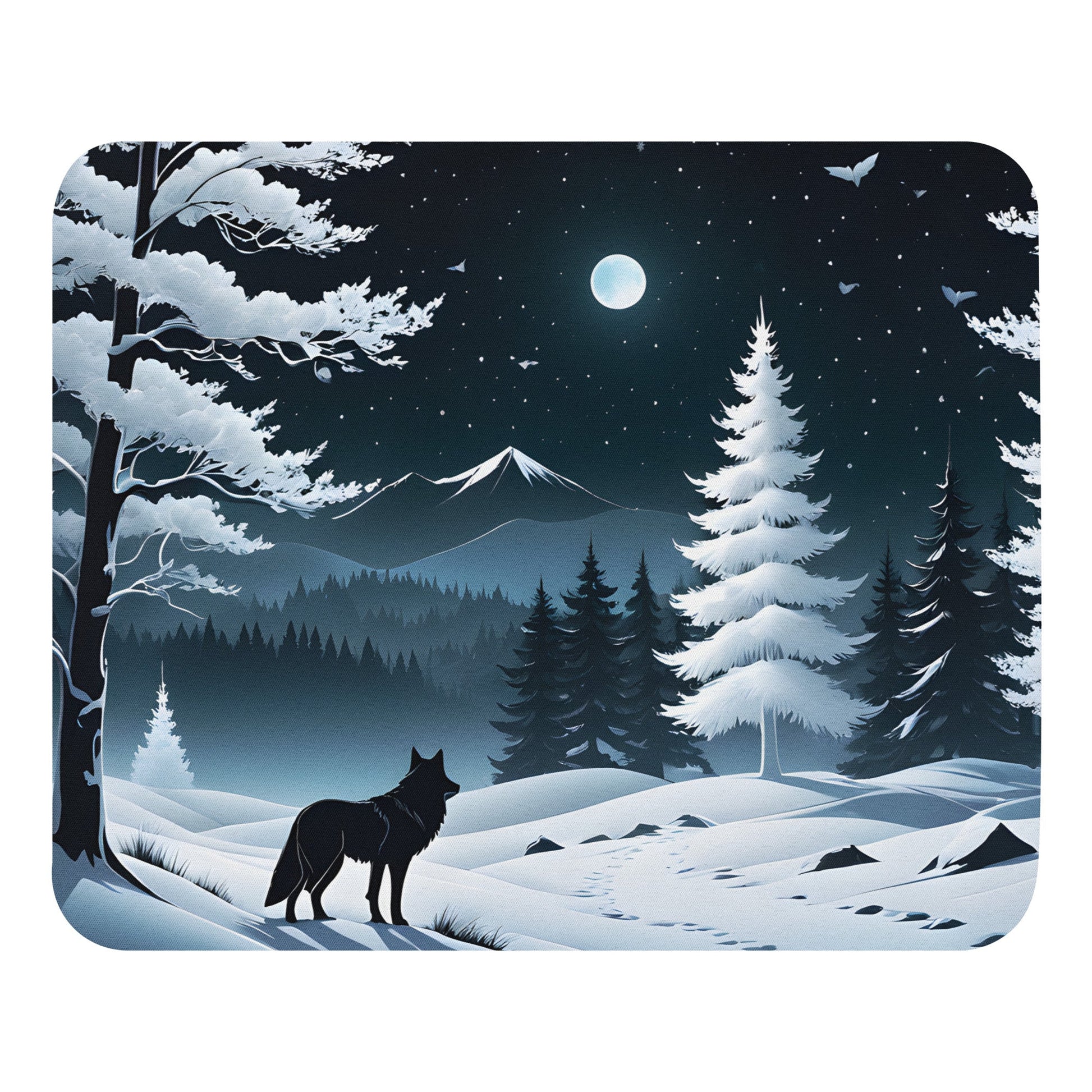 Winter Wolf Mouse Pad - Mouse Pads - Discovery Co.