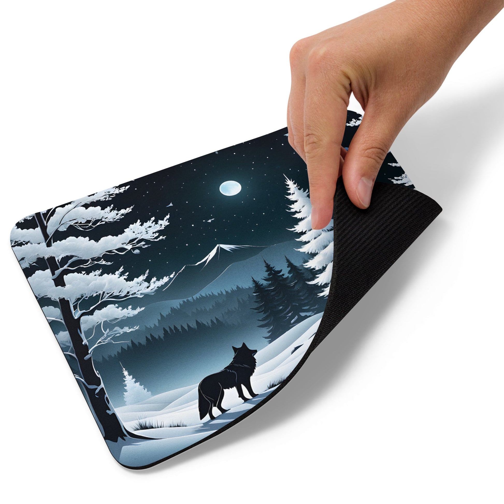 Winter Wolf Mouse Pad - Mouse Pads - Discovery Co.