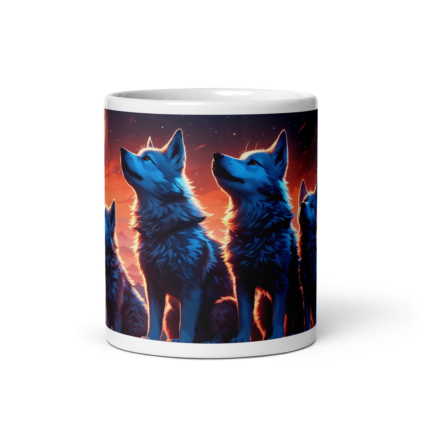 Wolf Cubs White Glossy Mug (11 oz, 15 oz, 20 oz) - Mugs - Discovery Co.