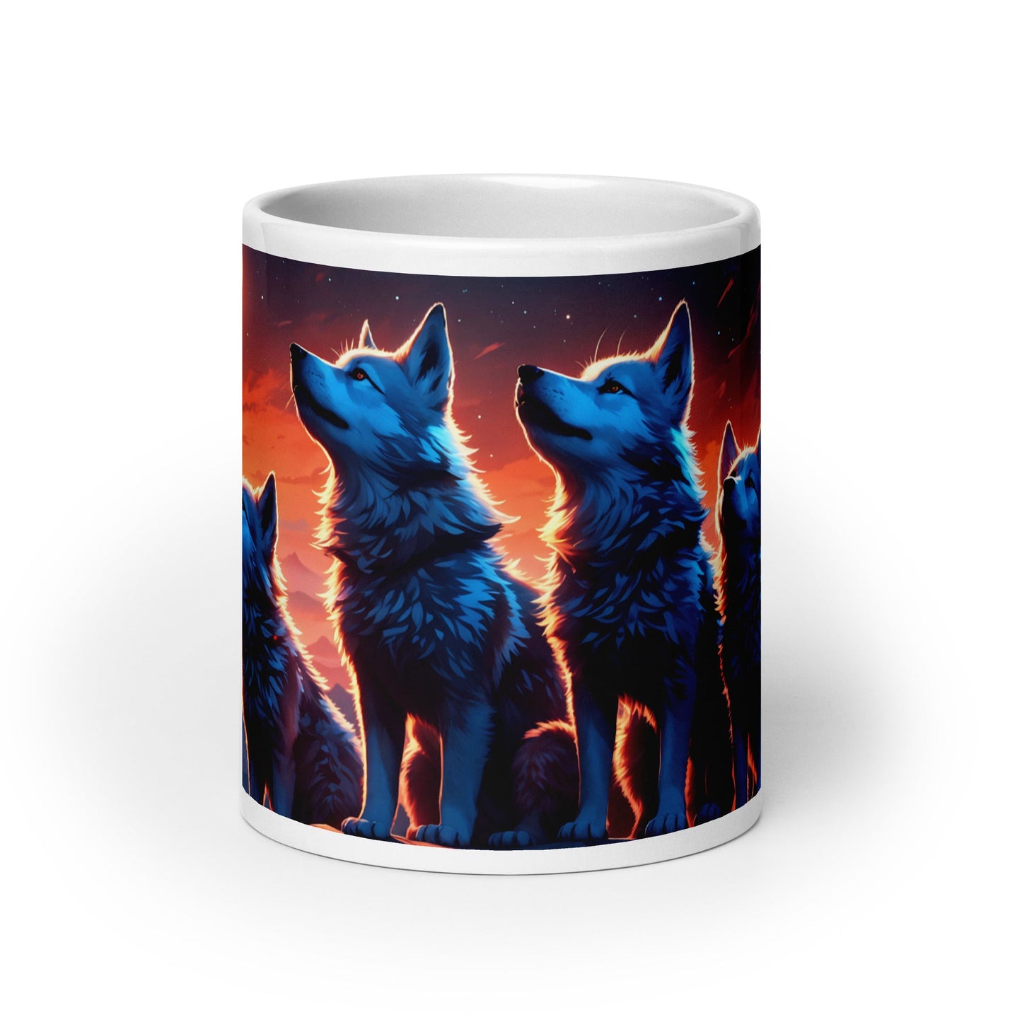 Wolf Cubs White Glossy Mug (11 oz, 15 oz, 20 oz) - Mugs - Discovery Co.