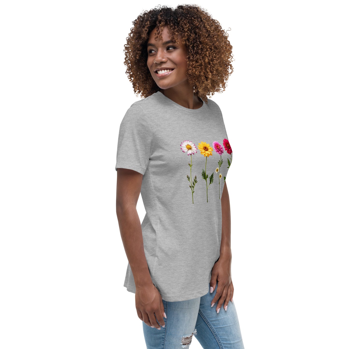 Flowers Women's Relaxed T-Shirt