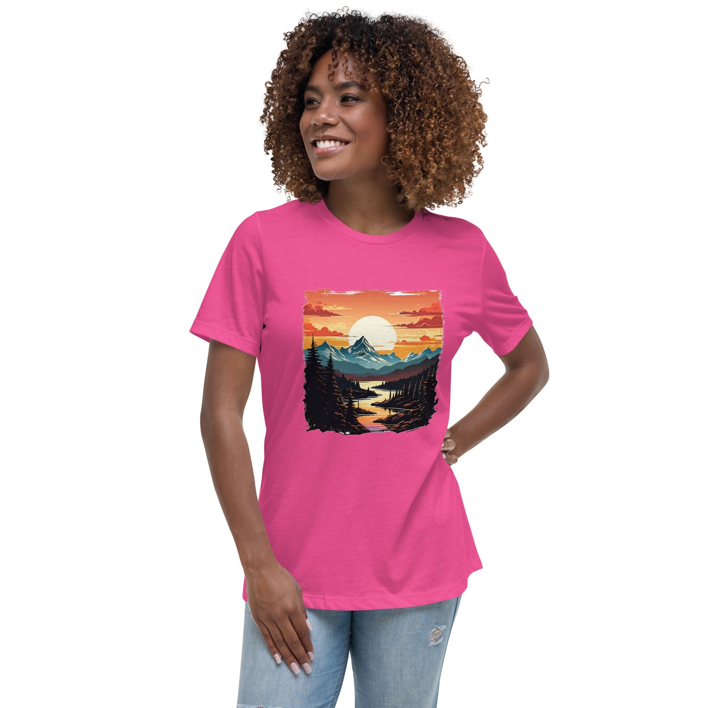 Mountain Stream Women's Relaxed T-Shirt