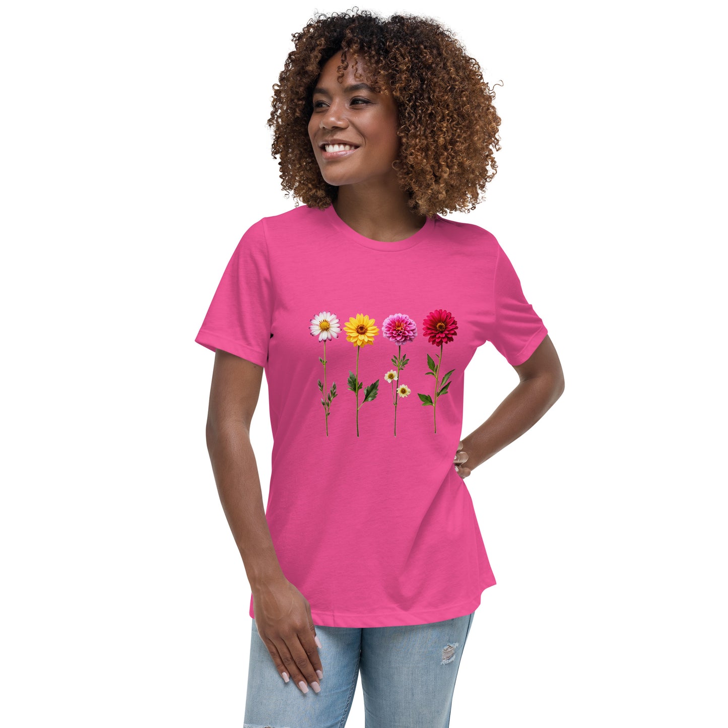 Flowers Women's Relaxed T-Shirt