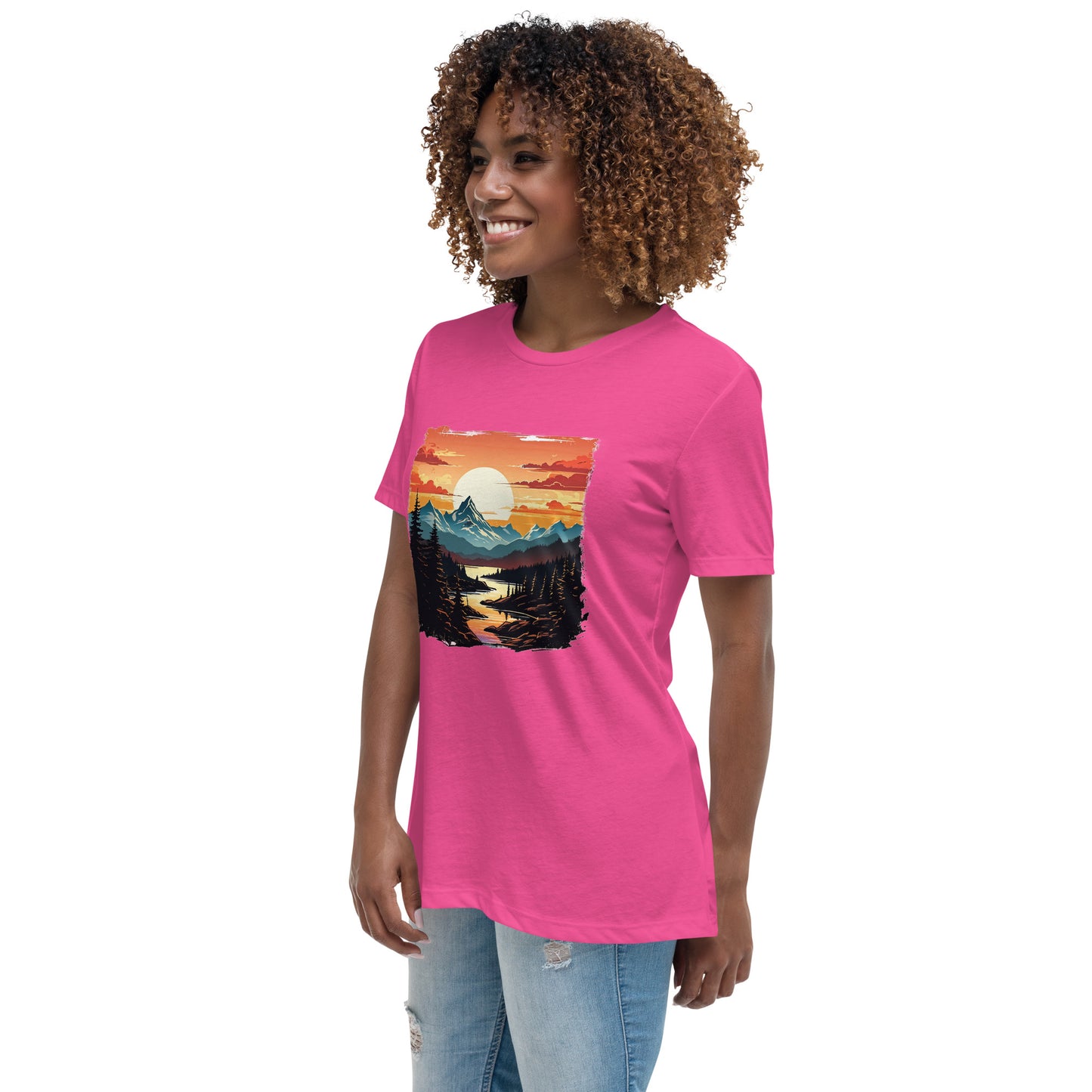 Mountain Stream Women's Relaxed T-Shirt