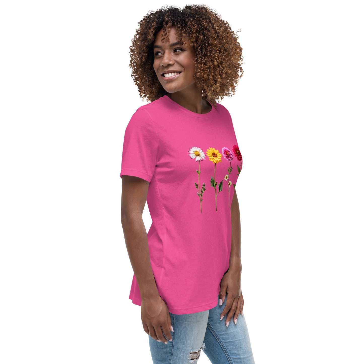 Flowers Women's Relaxed T-Shirt