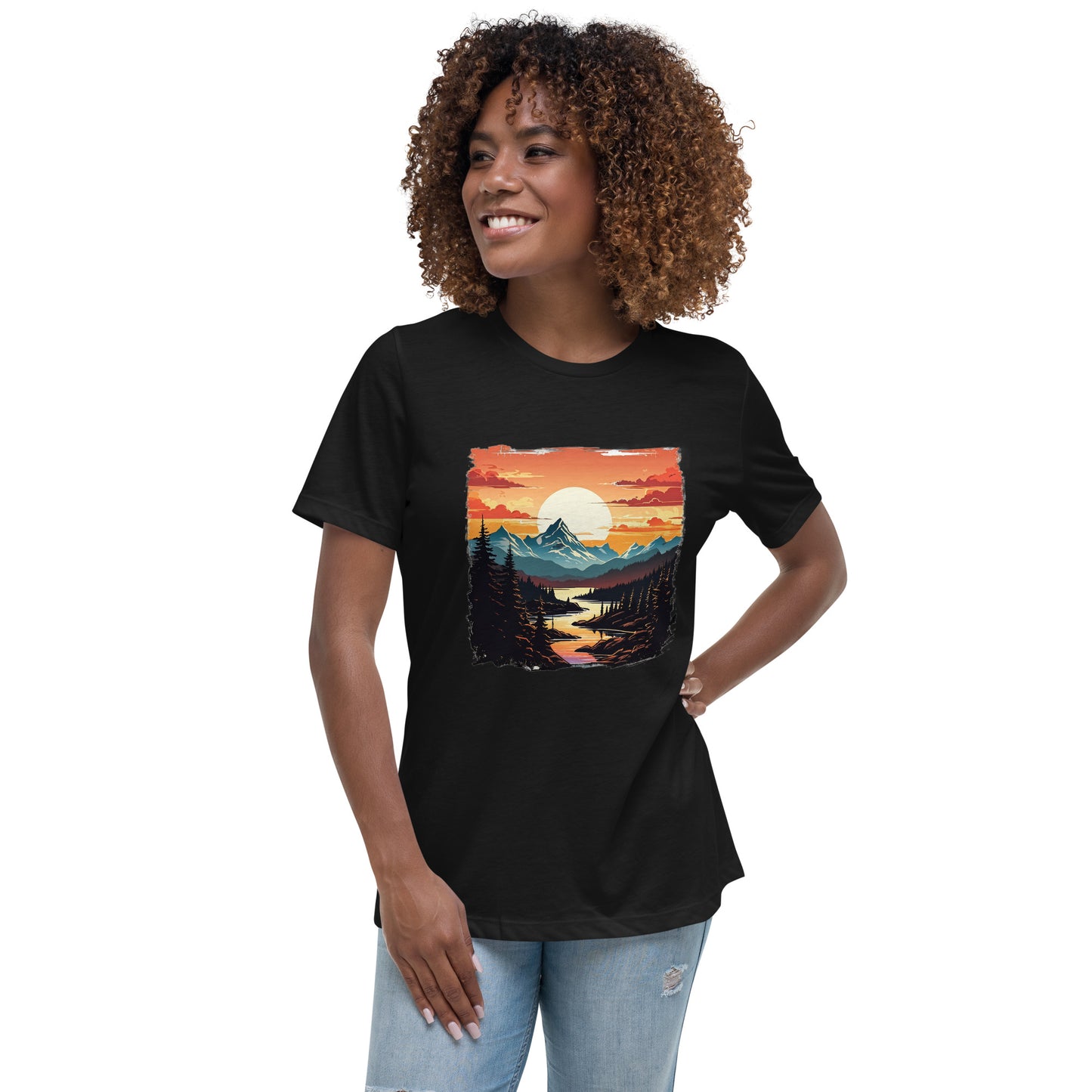 Mountain Stream Women's Relaxed T-Shirt