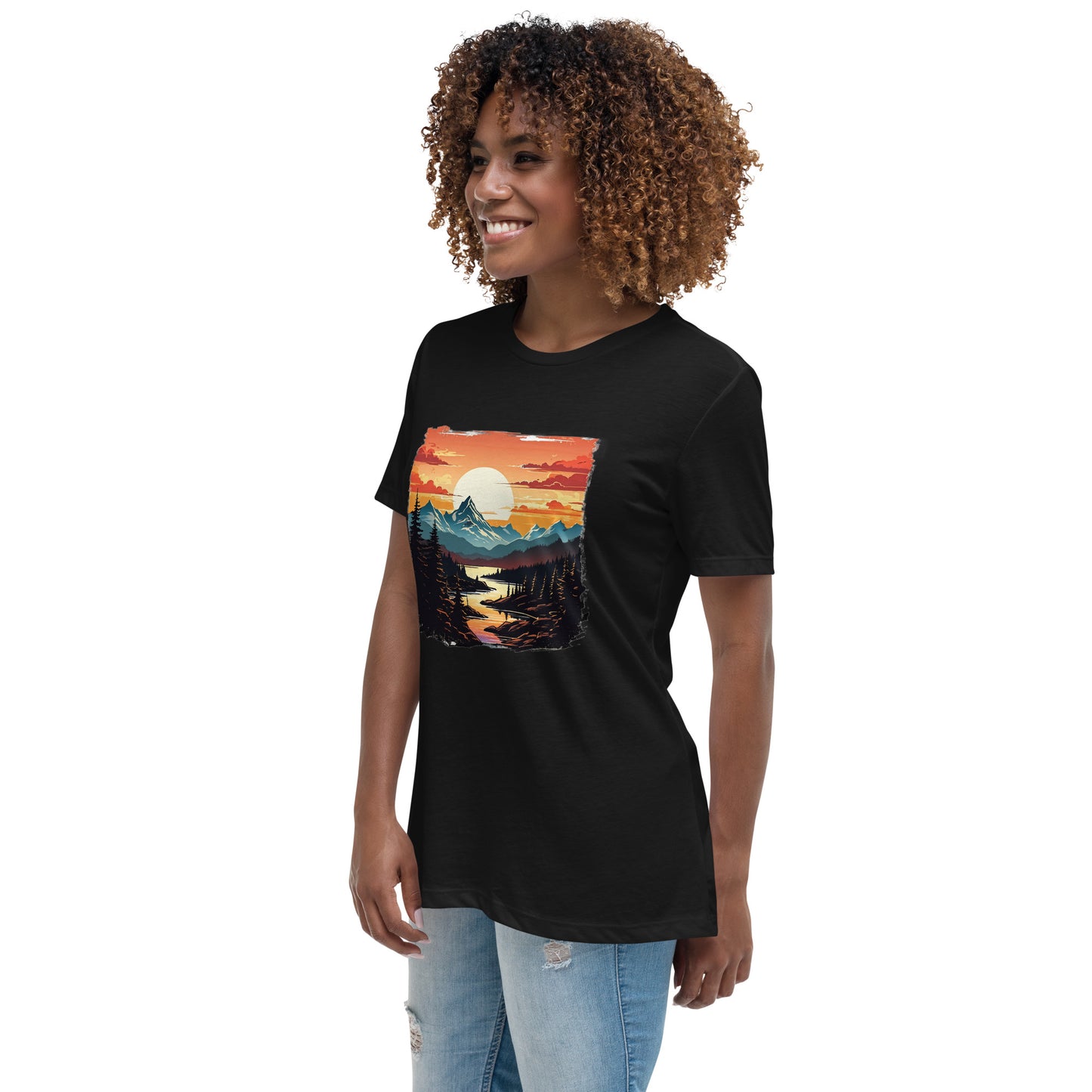 Mountain Stream Women's Relaxed T-Shirt