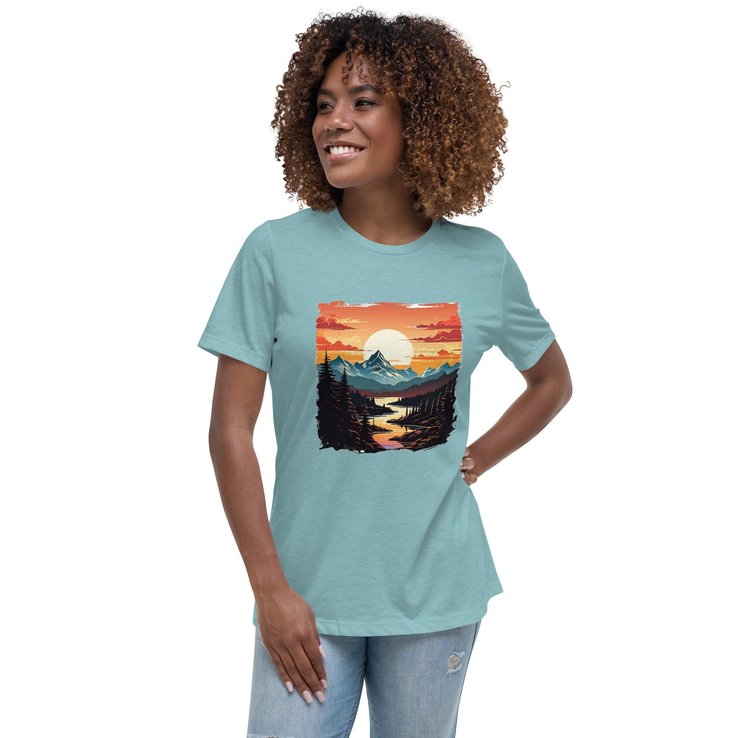 Mountain Stream Women's Relaxed T-Shirt