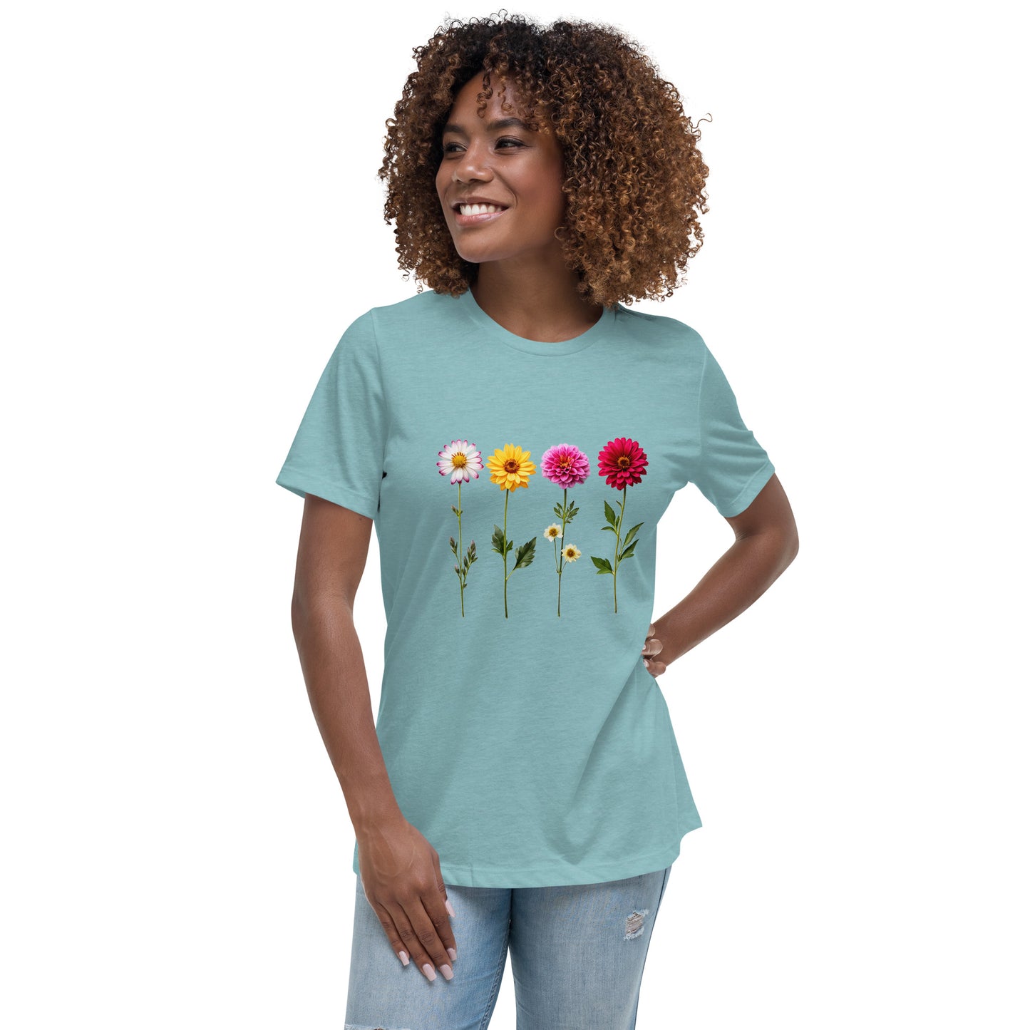 Flowers Women's Relaxed T-Shirt