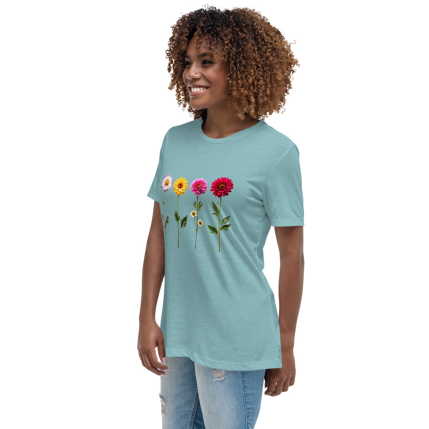 Flowers Women's Relaxed T-Shirt