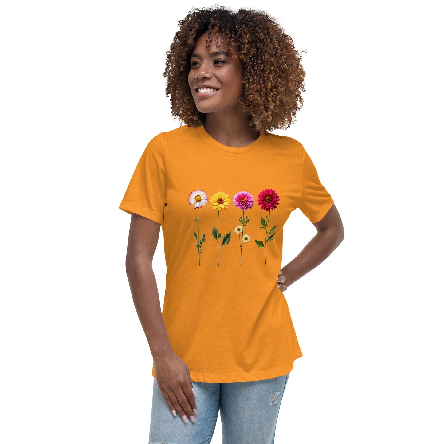 Flowers Women's Relaxed T-Shirt