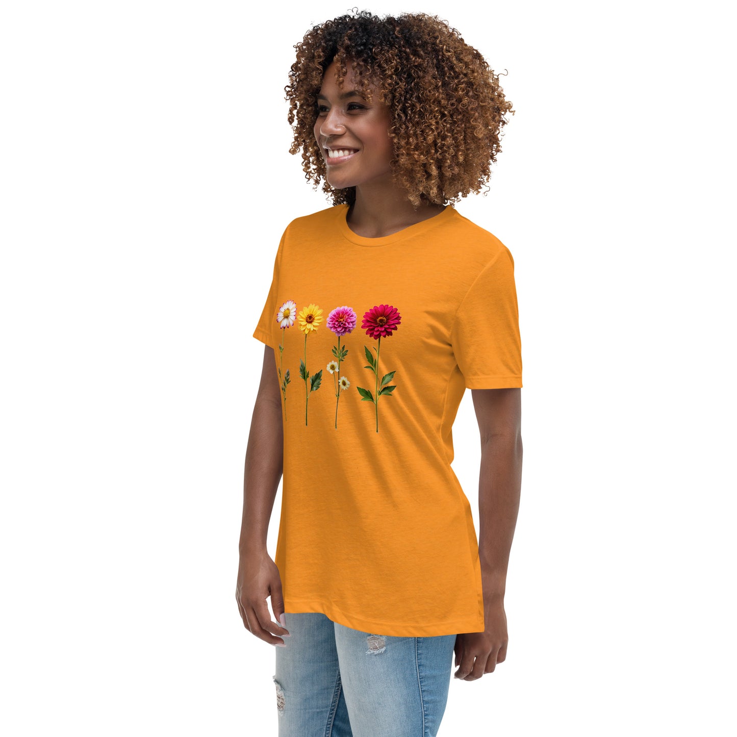 Flowers Women's Relaxed T-Shirt